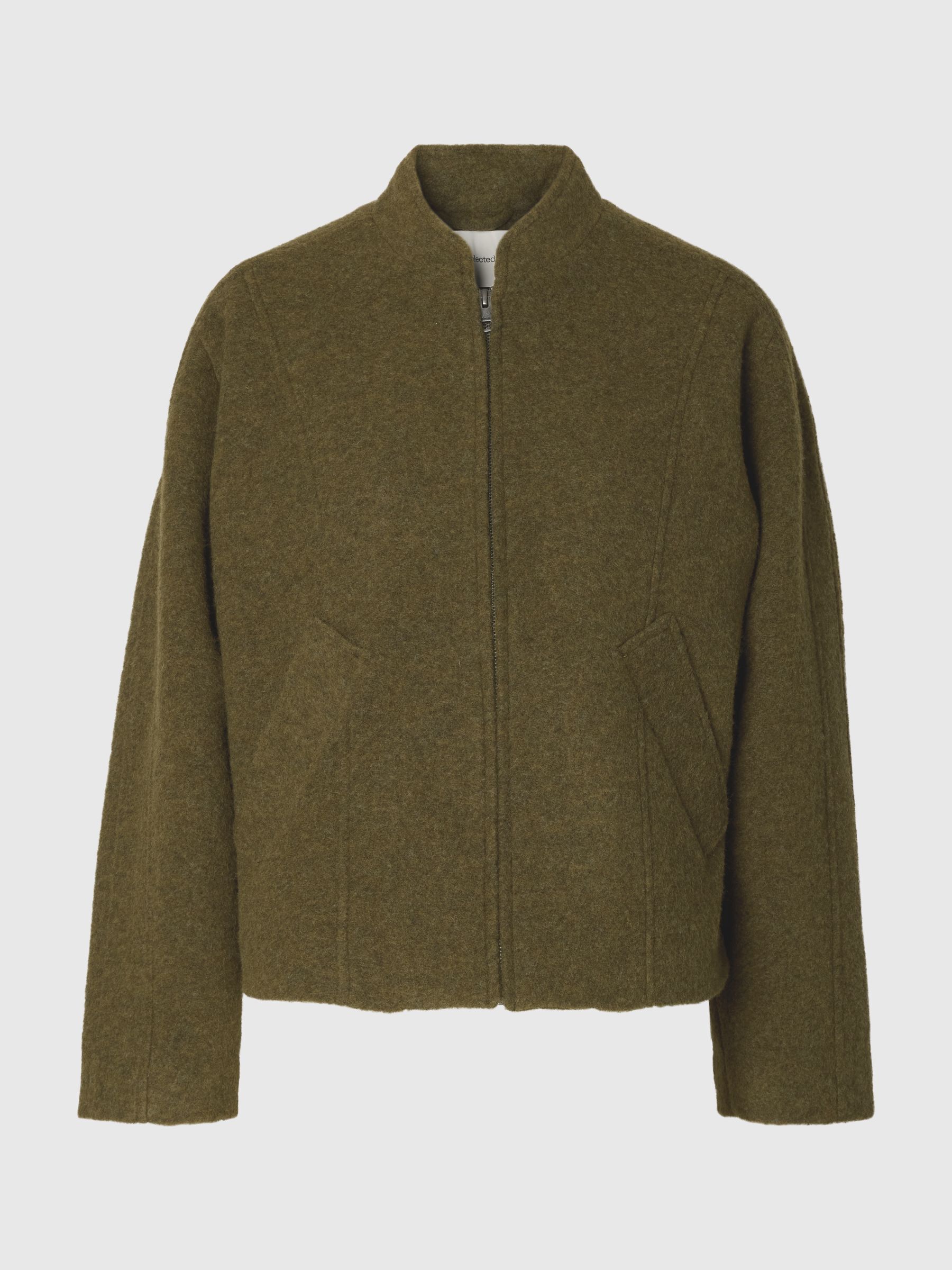 WOOL BLEND JACKET