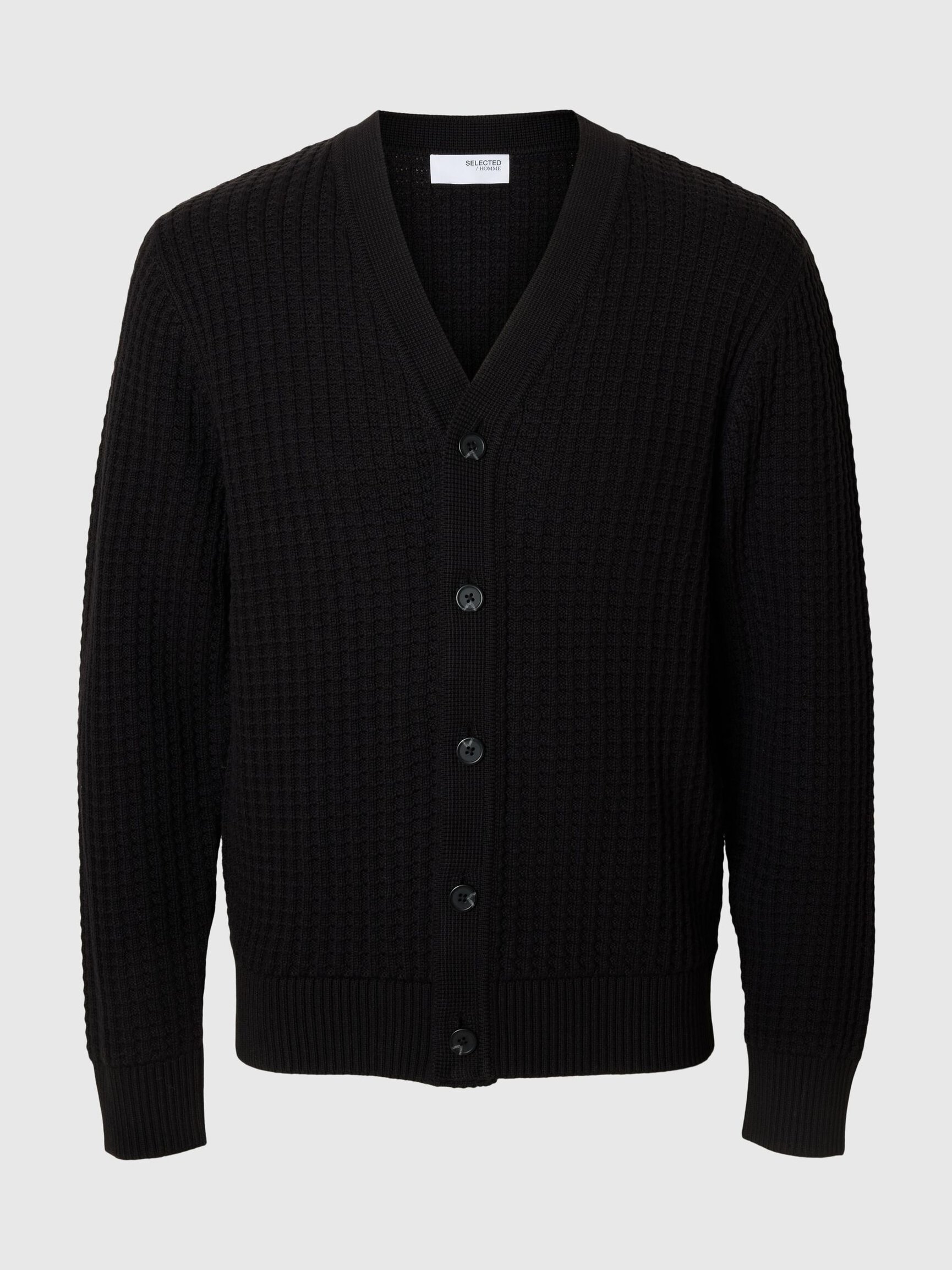 ALGODÓN 100 % CHAQUETA DE PUNTO