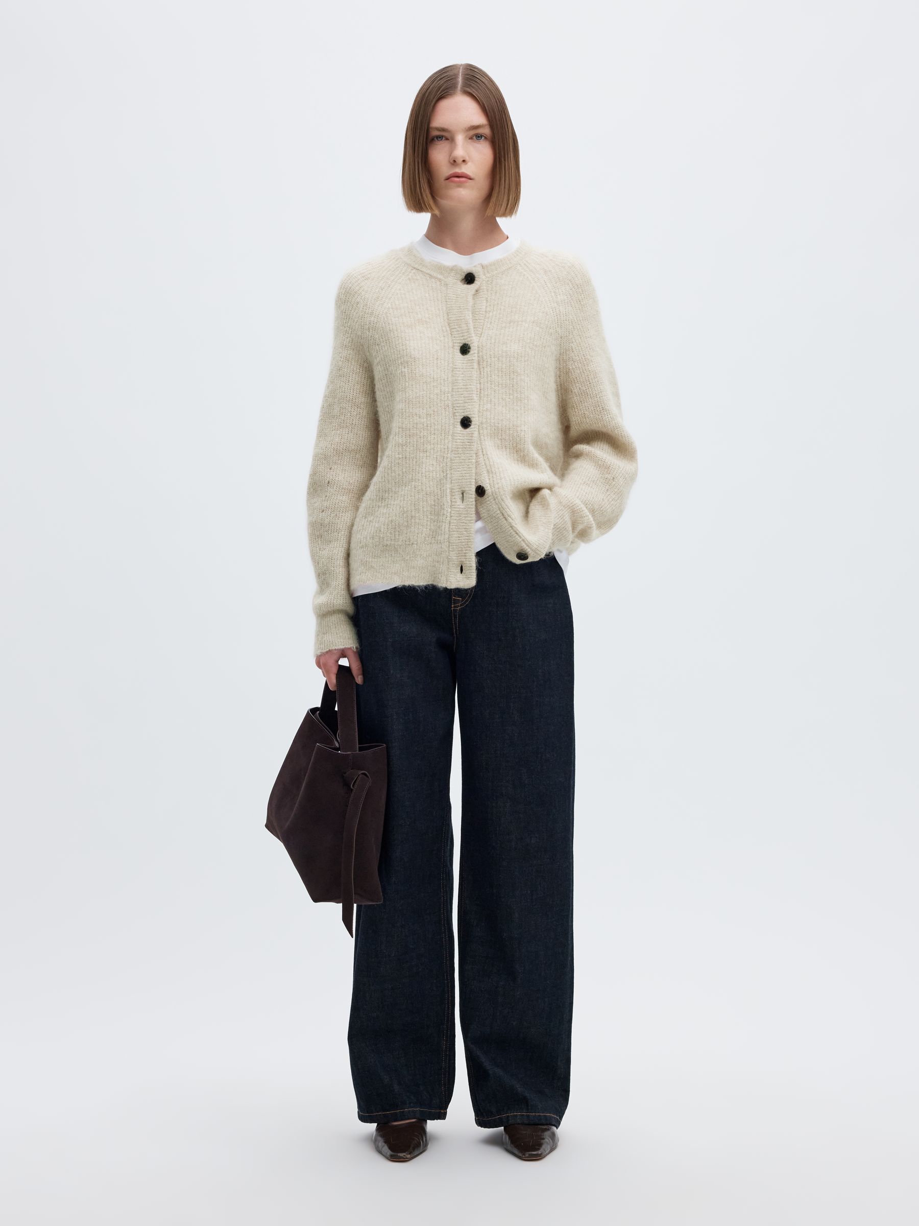 WOOL BLEND CARDIGAN