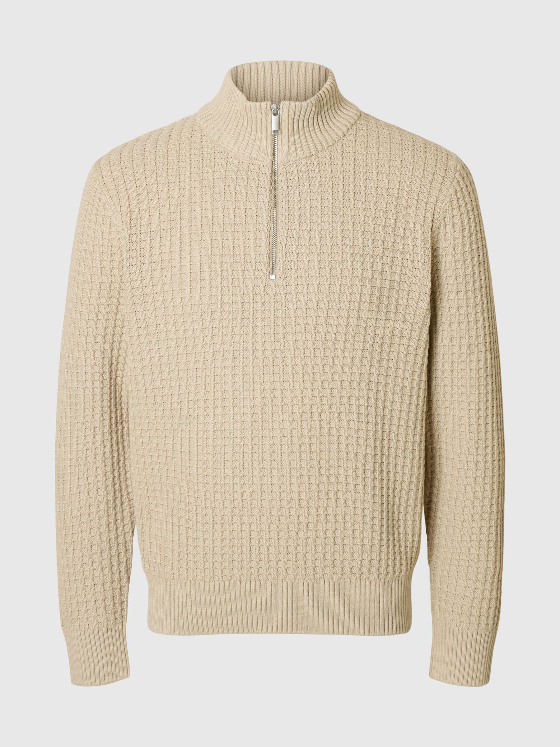 ORGANIC COTTON HALF-ZIP JUMPER