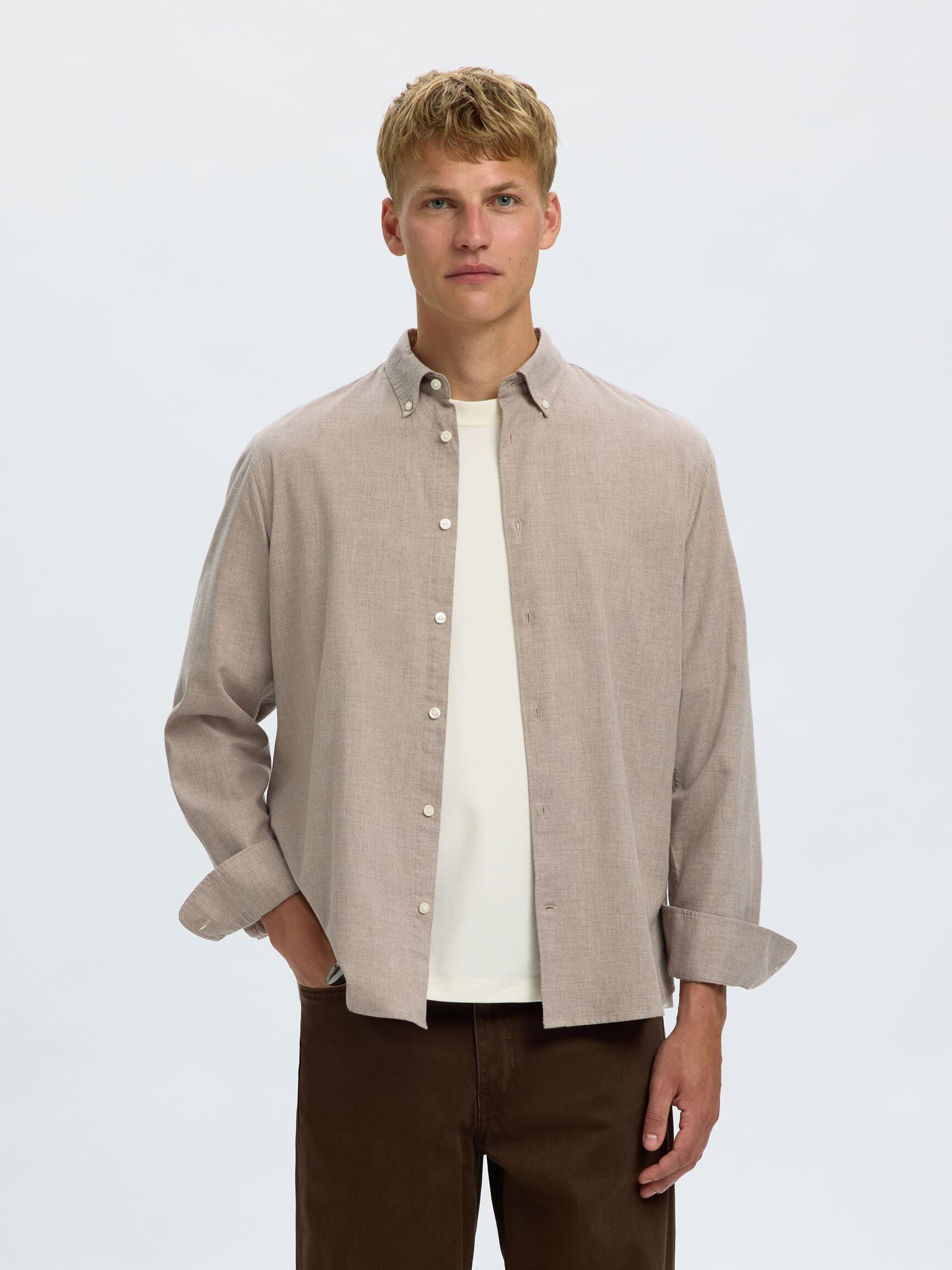 COTTON LONG SLEEVED SHIRT