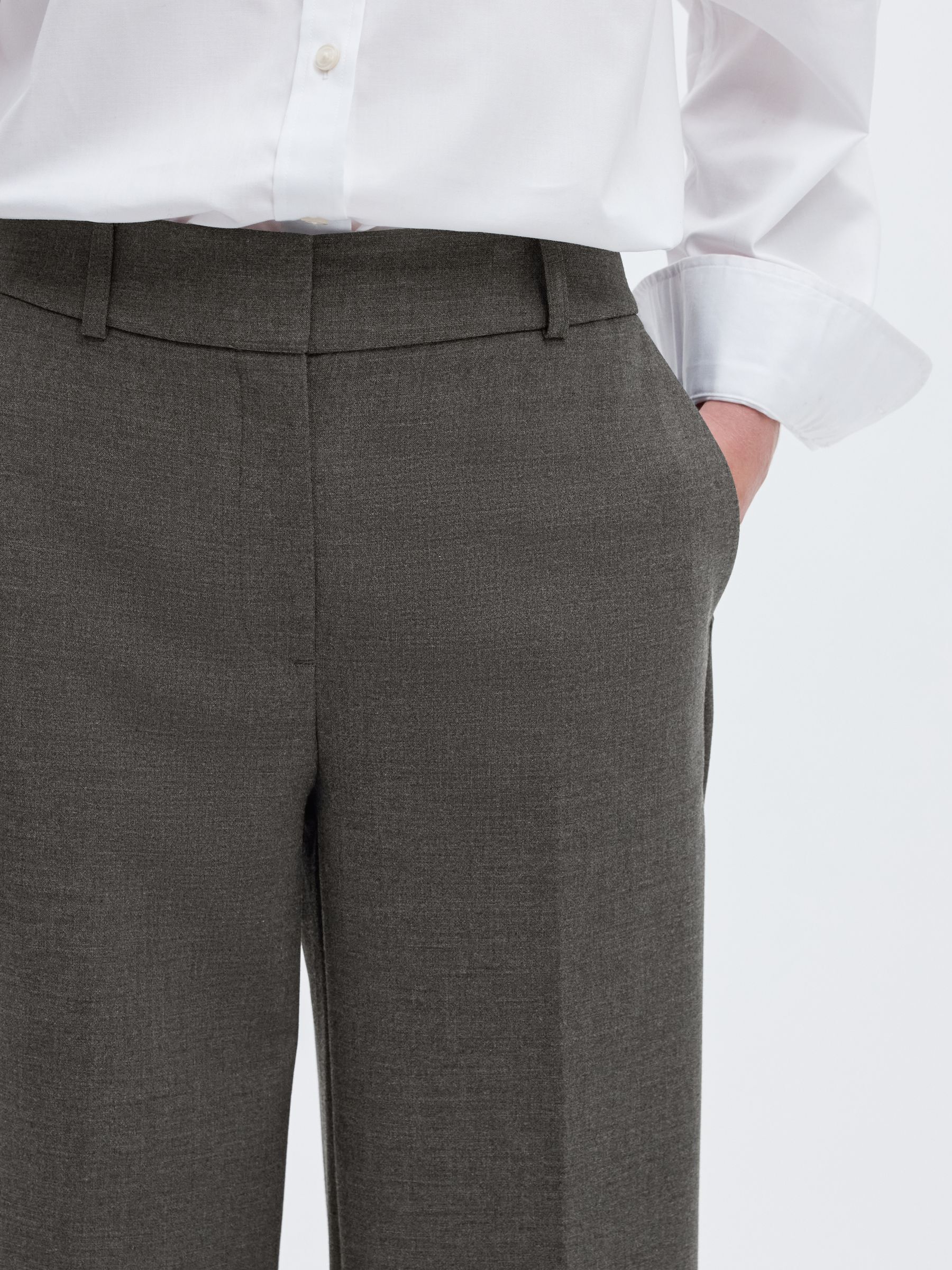 VISCOSEMIX WIDE LEG BROEK