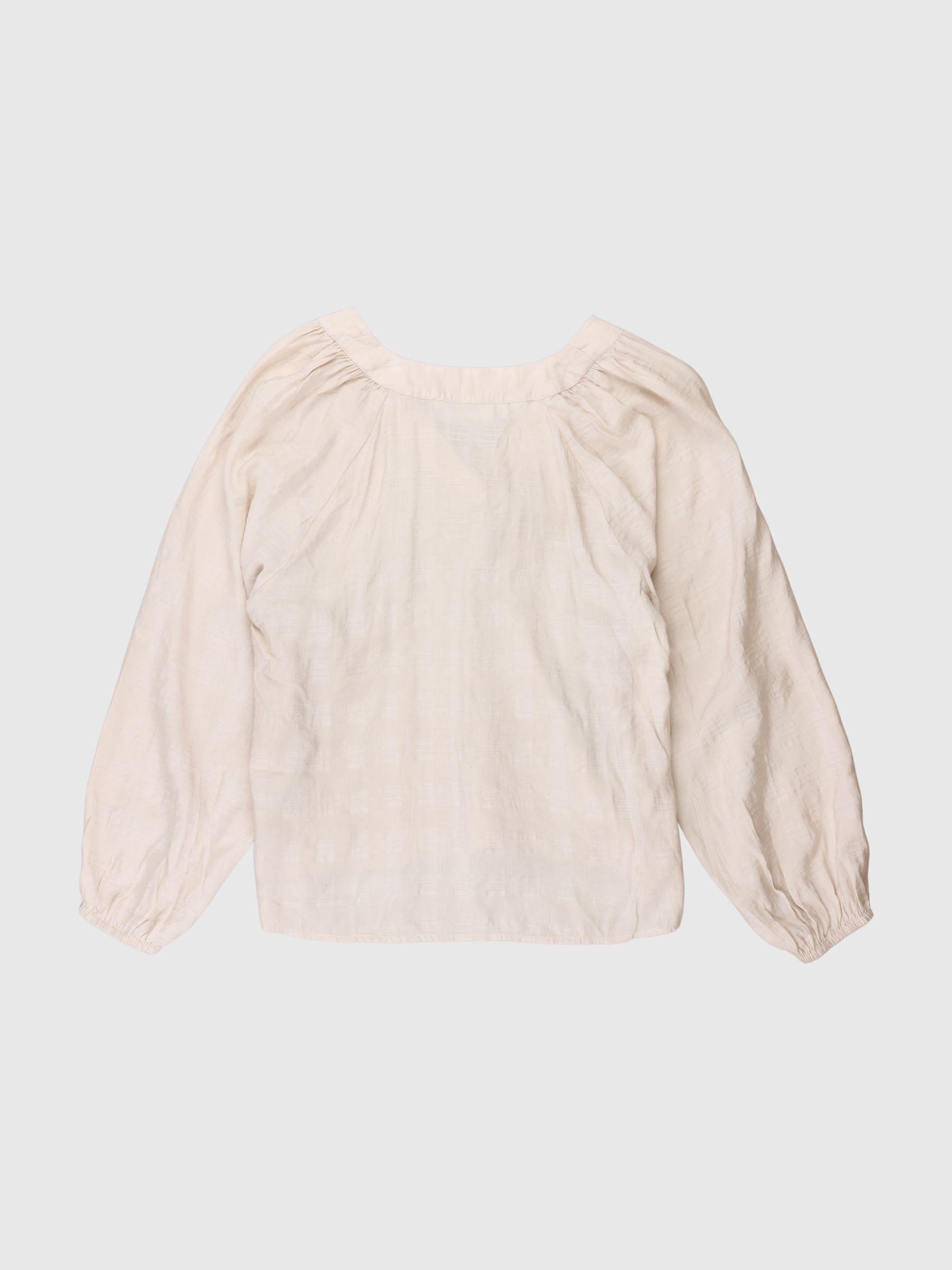 V-HALS BLUSE MED V-HALS