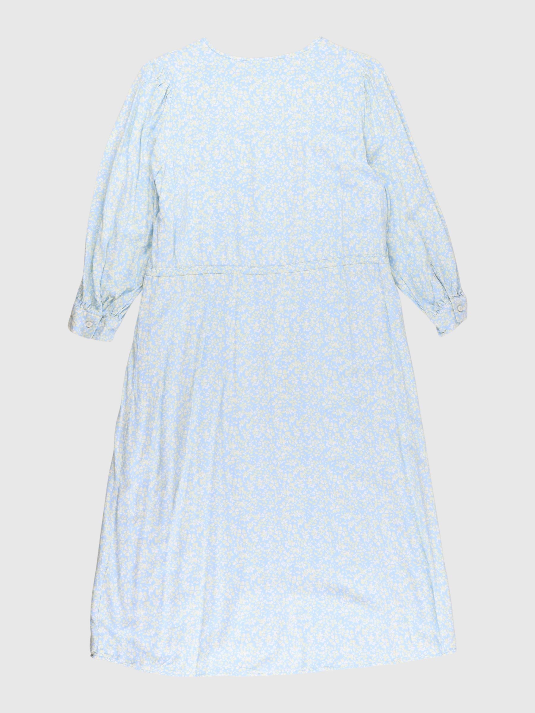 FLORAL ROBE MI-LONGUE