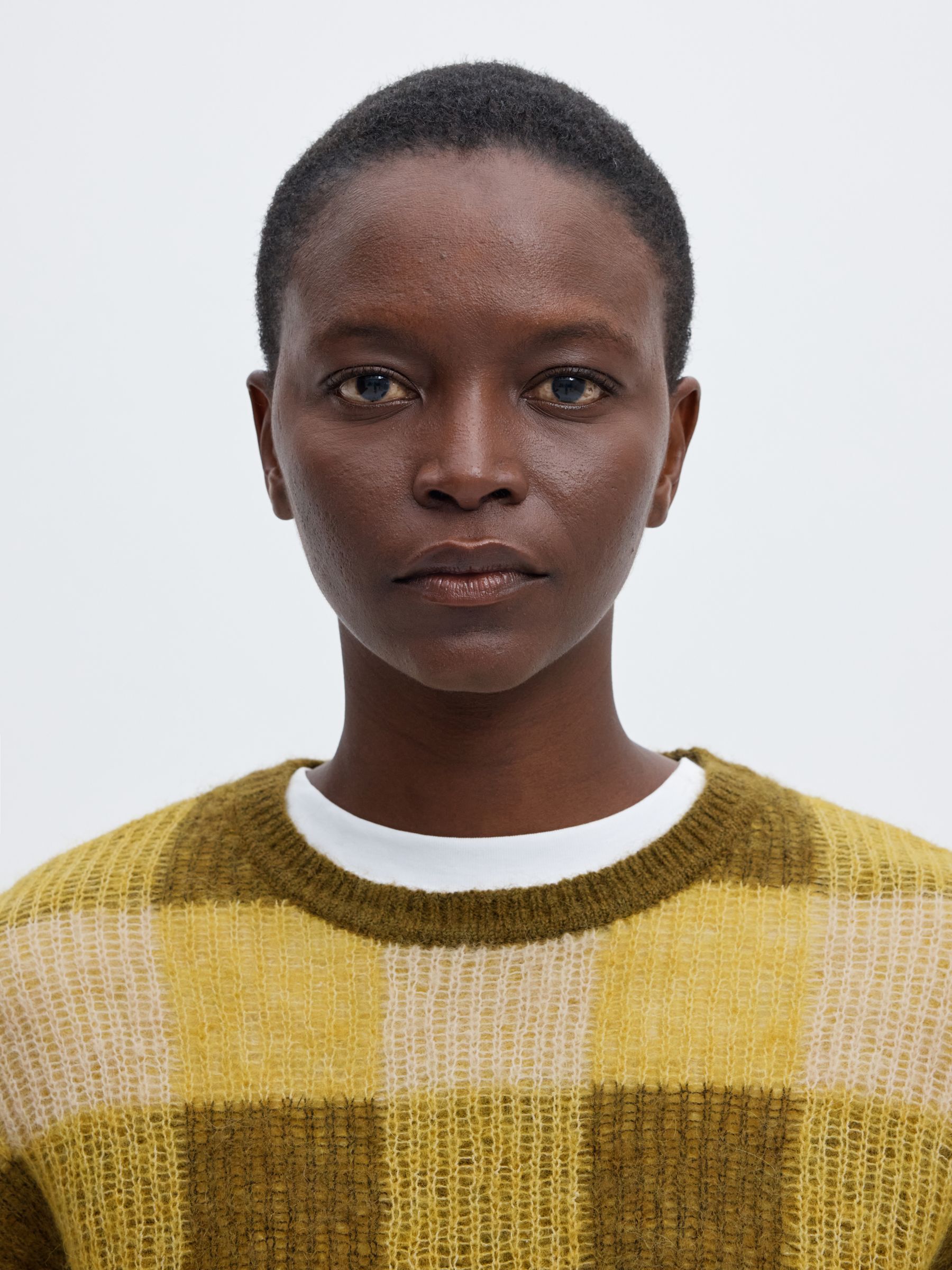 RUTETE STRIKKET PULLOVER