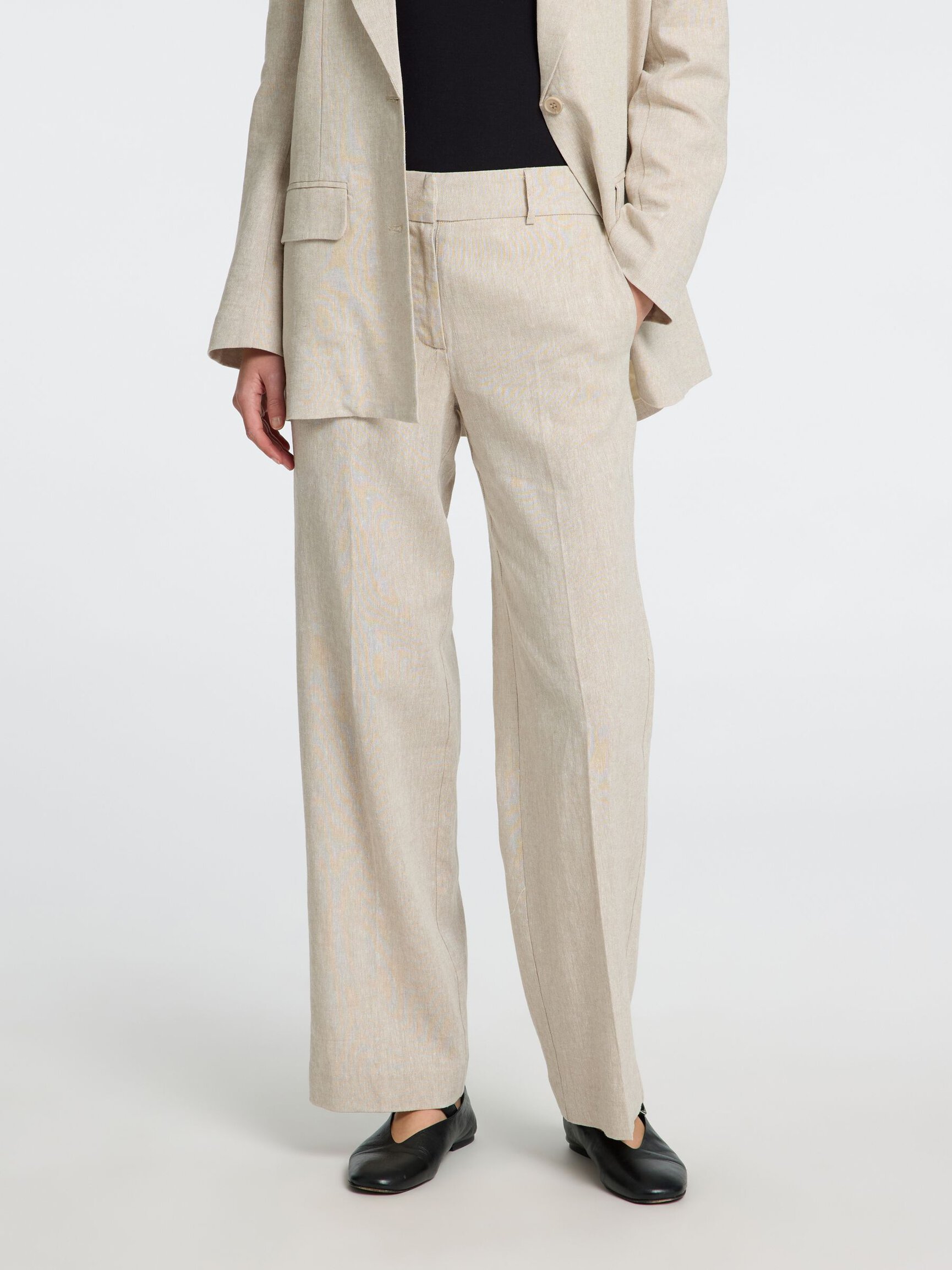 TAILORED WIDE-LEG TROUSERS