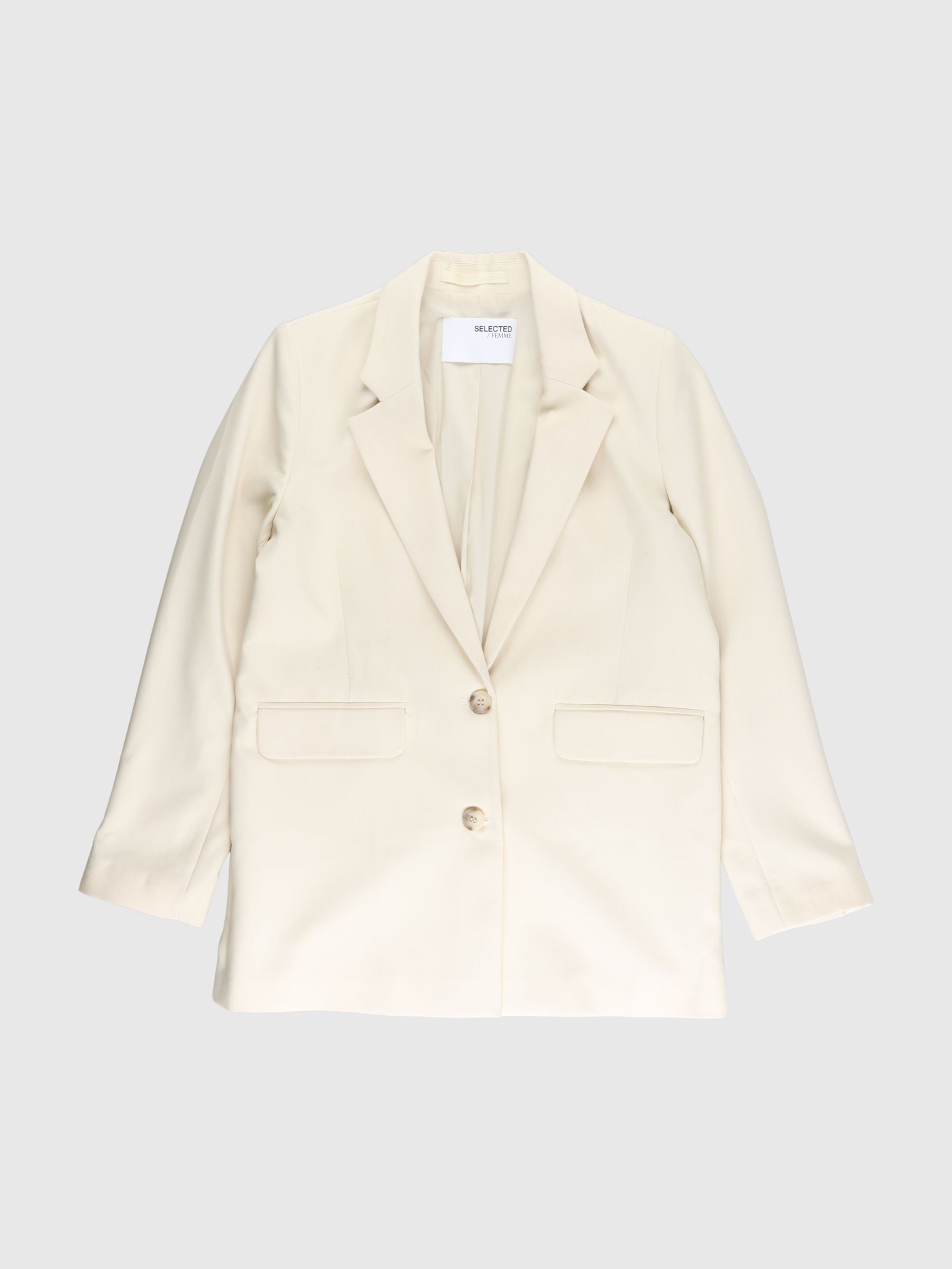 VISKOSEBLANDING RELAXED BLAZER