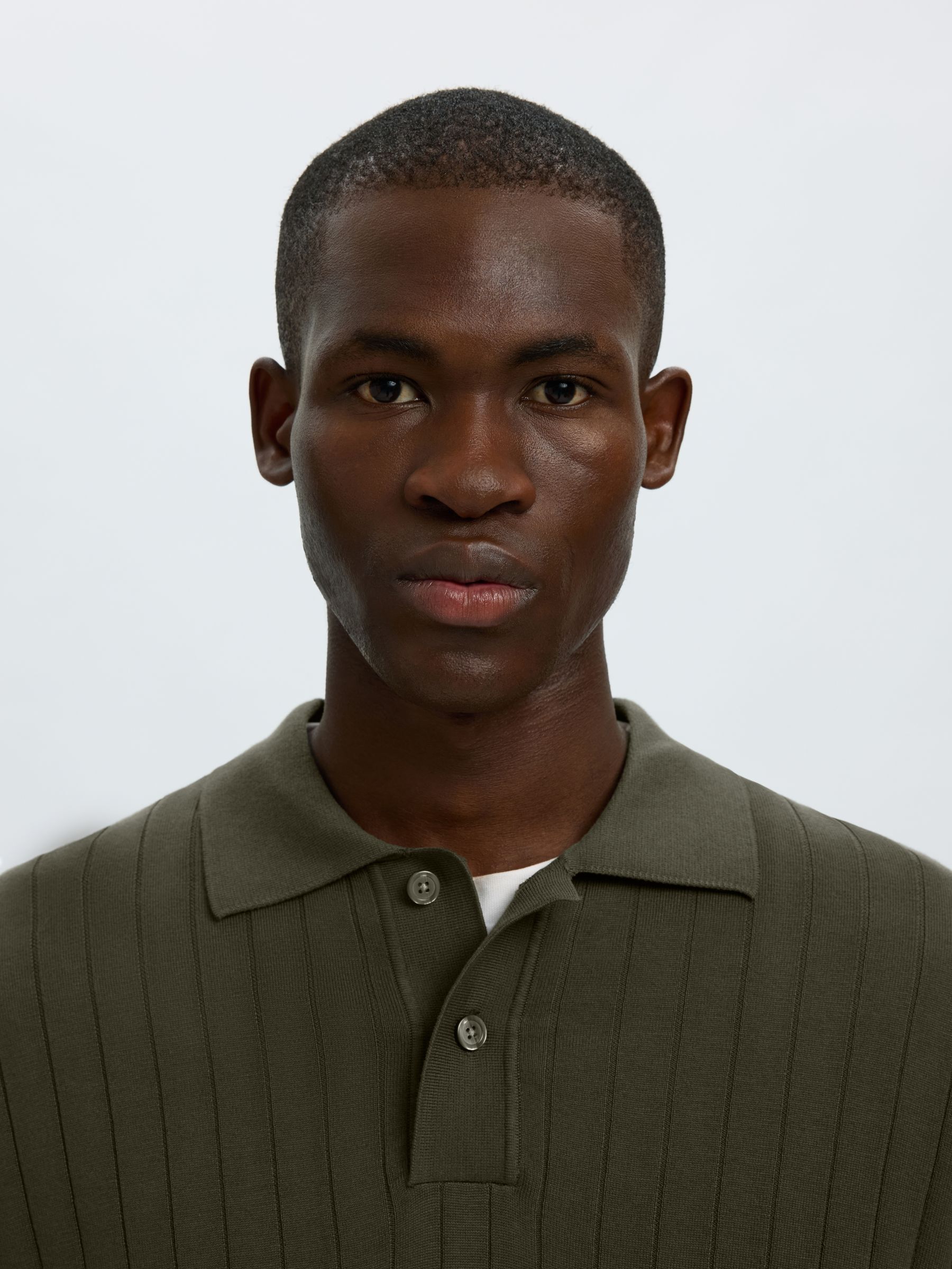 COTTON KNITTED POLO SHIRT