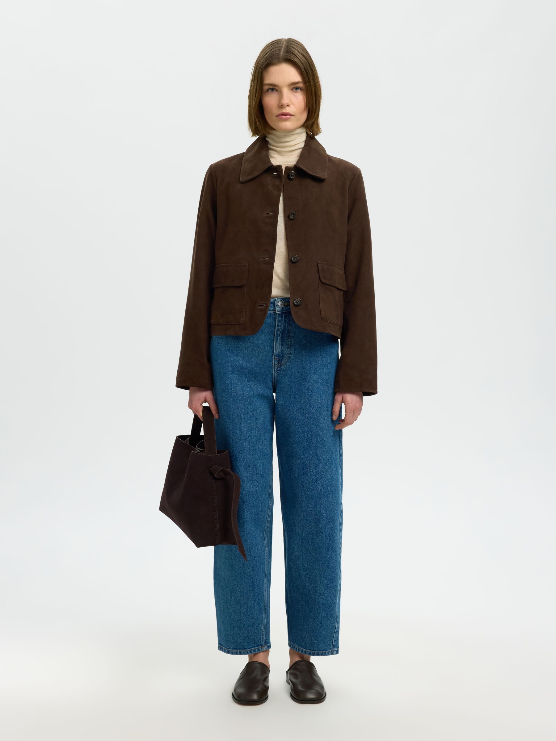 100% SUEDE JACKET