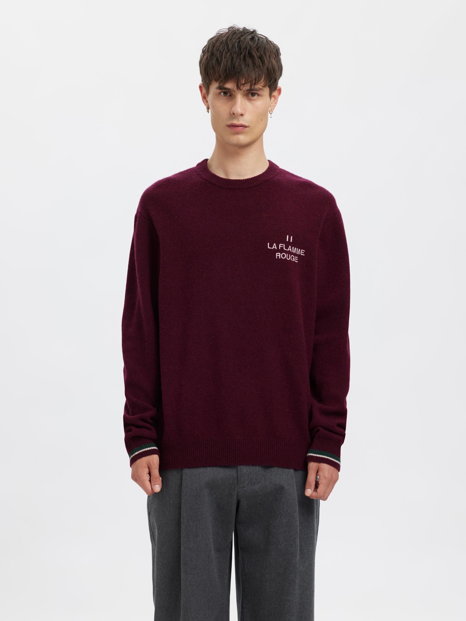 REGULAR FIT KNITTED PULLOVER