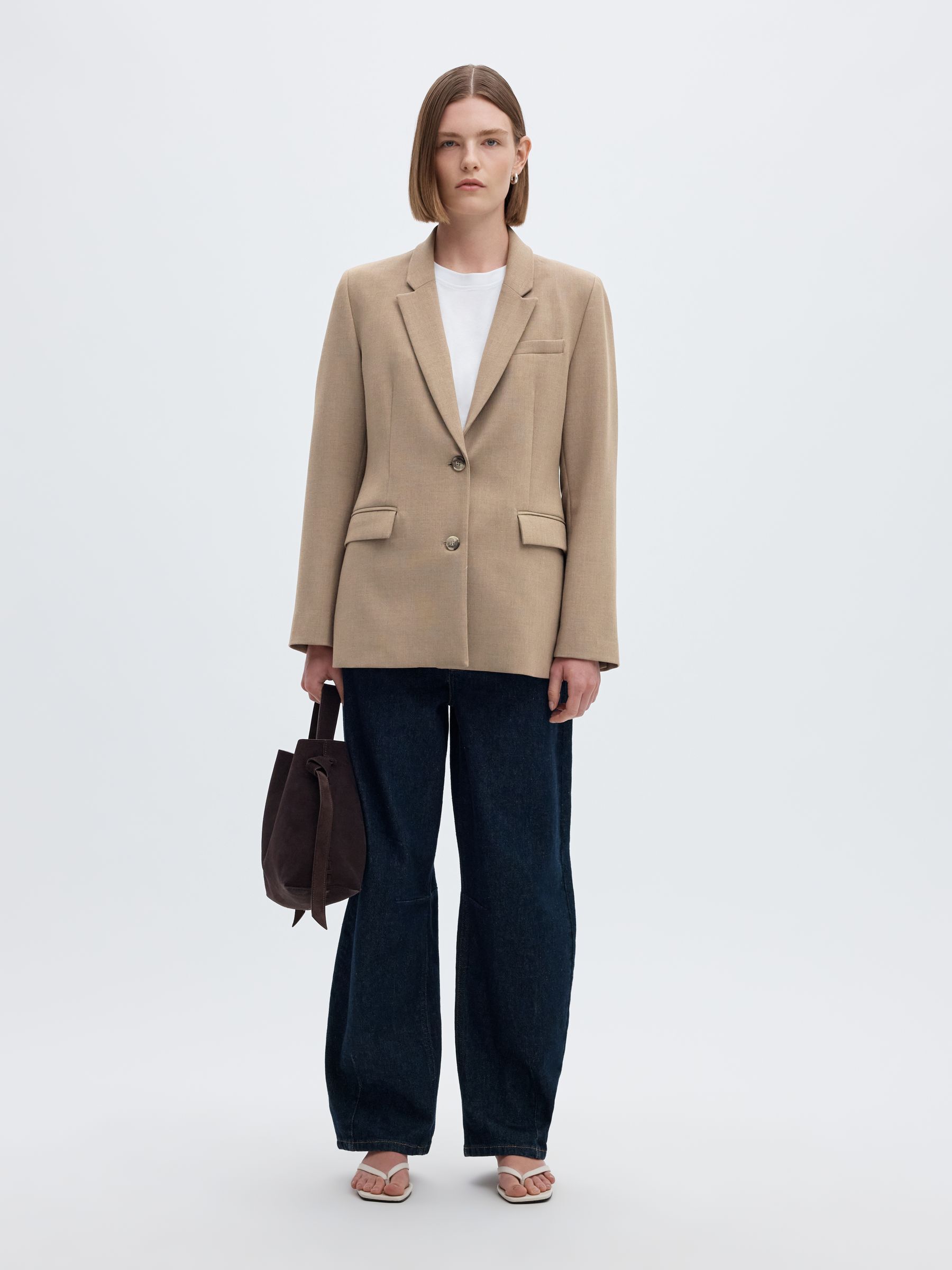 KLASSISCHER VISKOSEMIX BLAZER