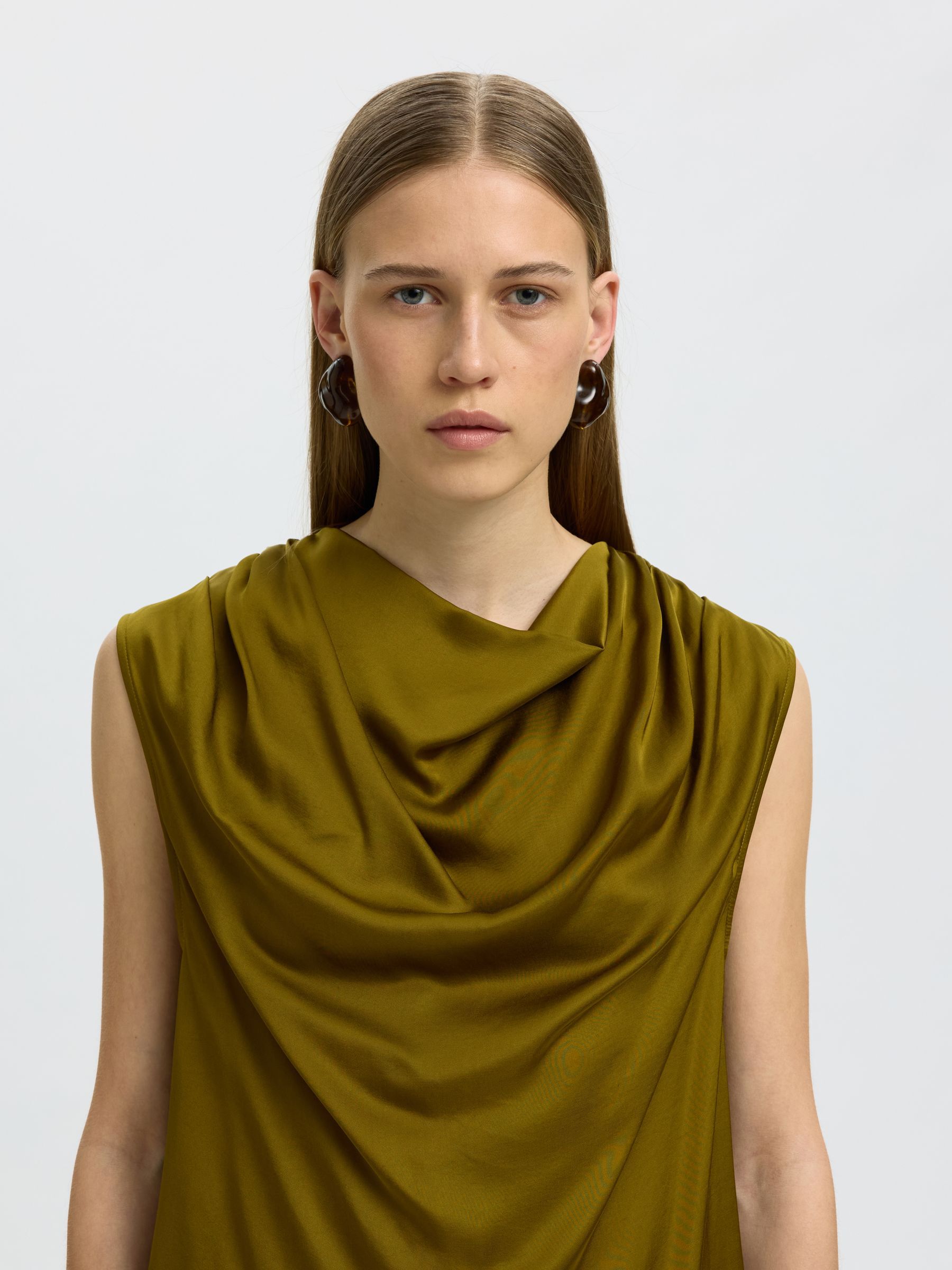 COWL NECK TOP
