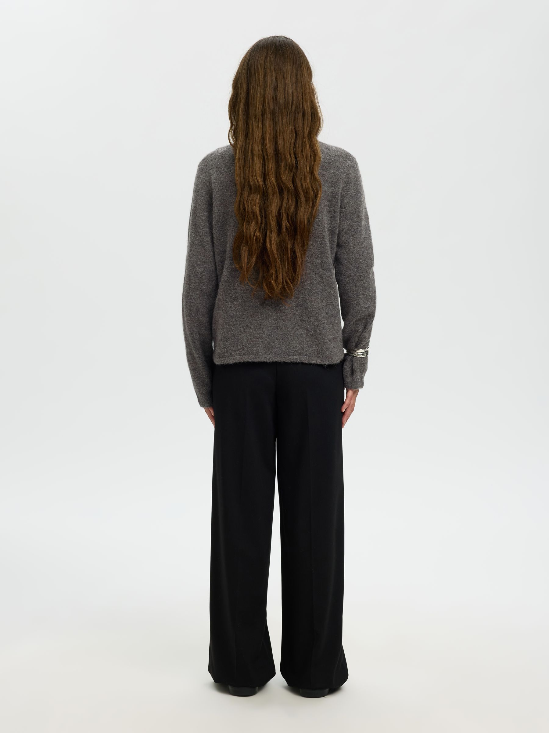 WOOL BLEND KNITTED PULLOVER