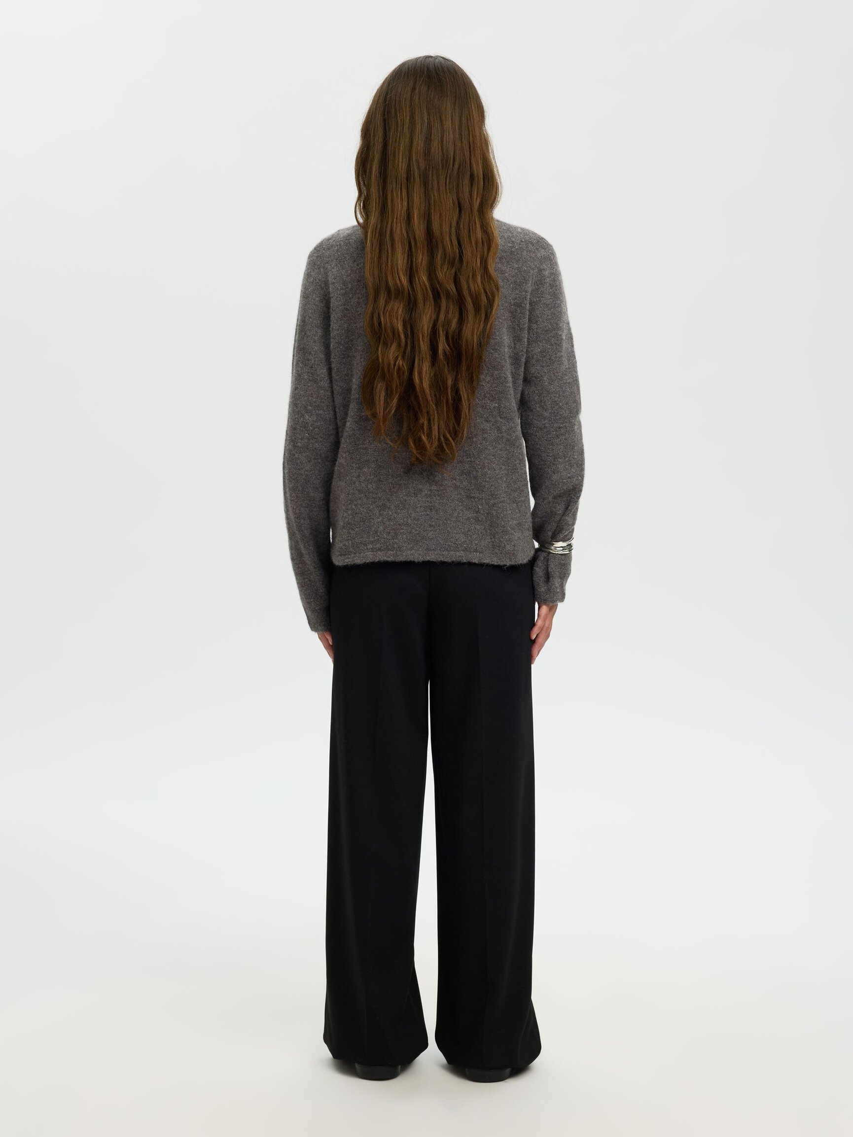 WOOL BLEND KNITTED PULLOVER