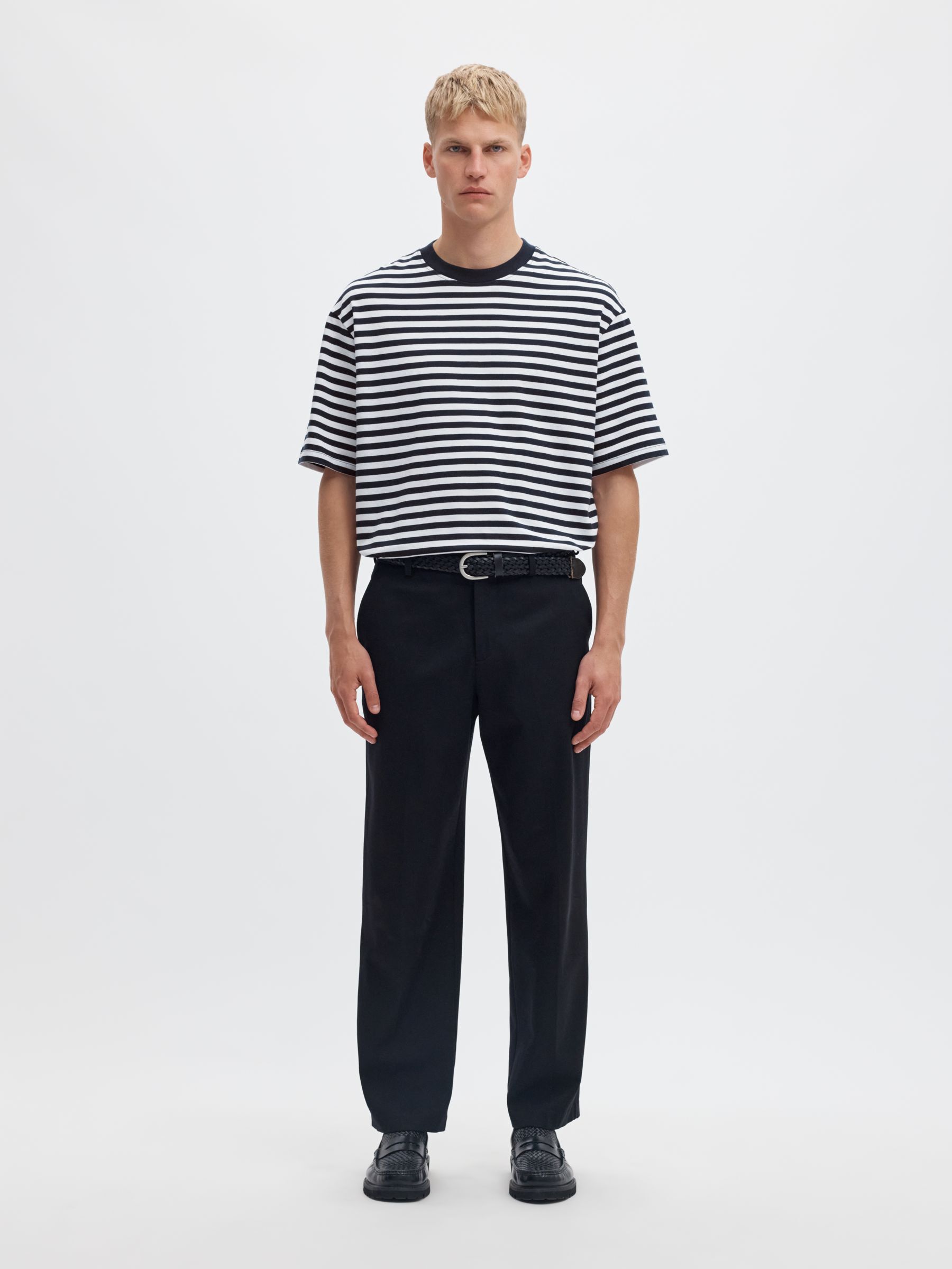 STRIPED RELAXED FIT T-SHIRT