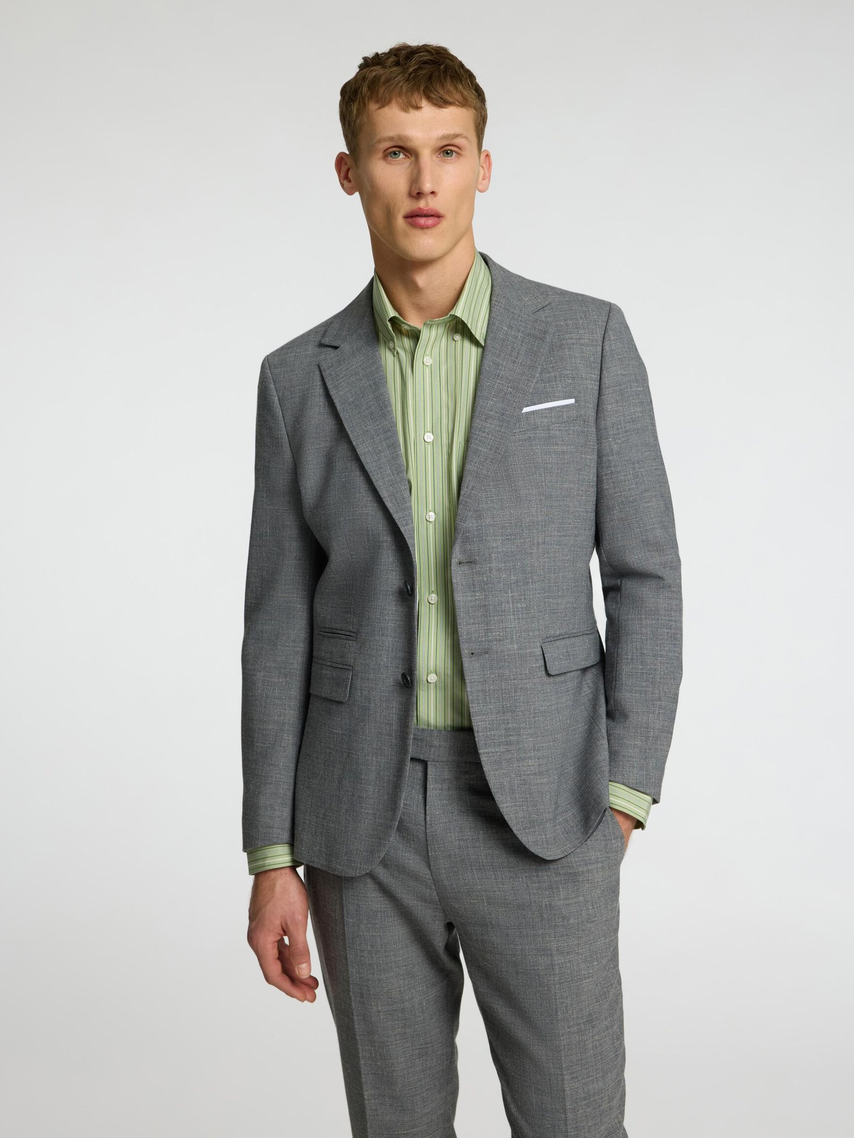 SLIM FIT SUIT TROUSERS