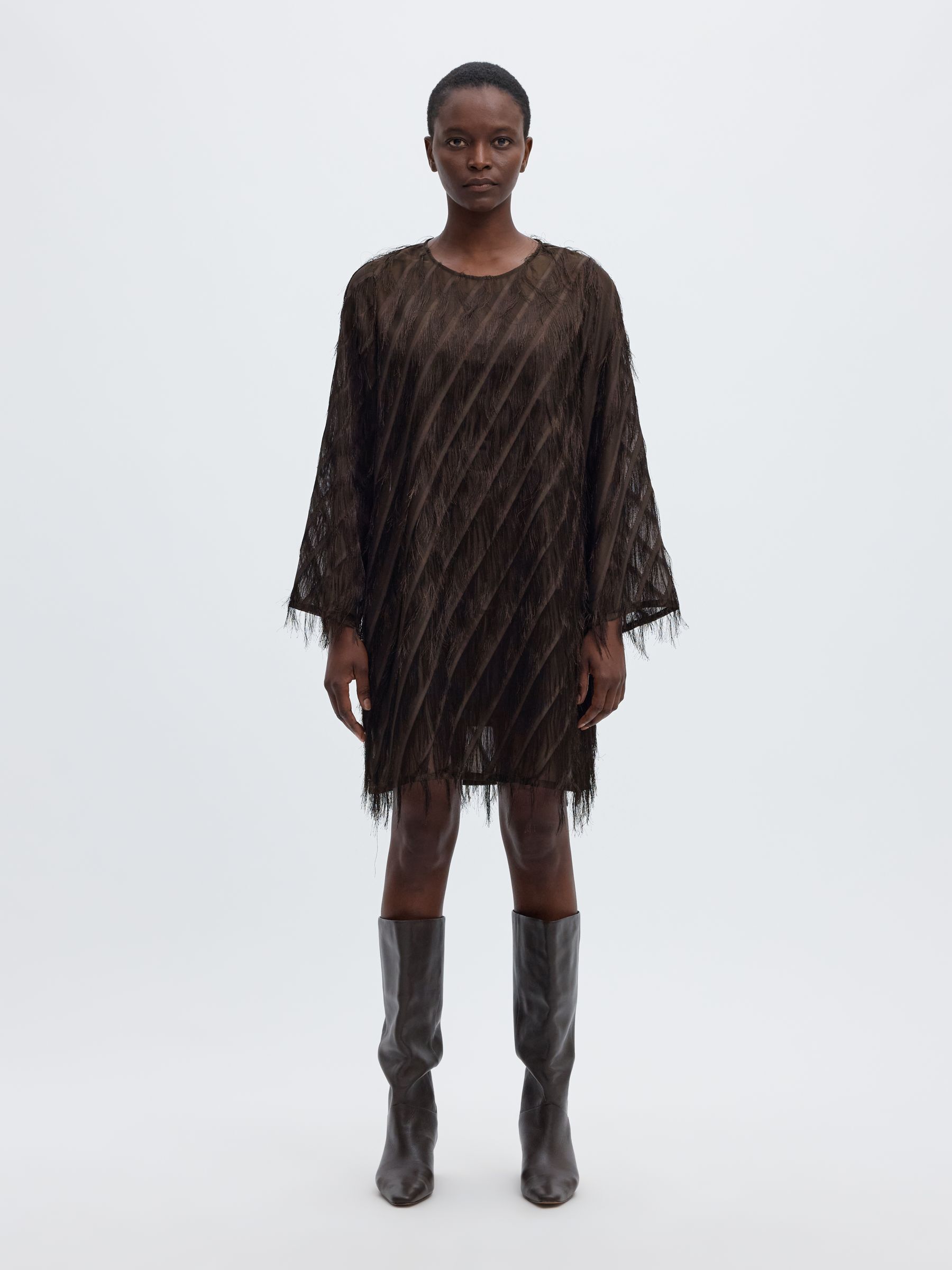 FRINGE MINI DRESS