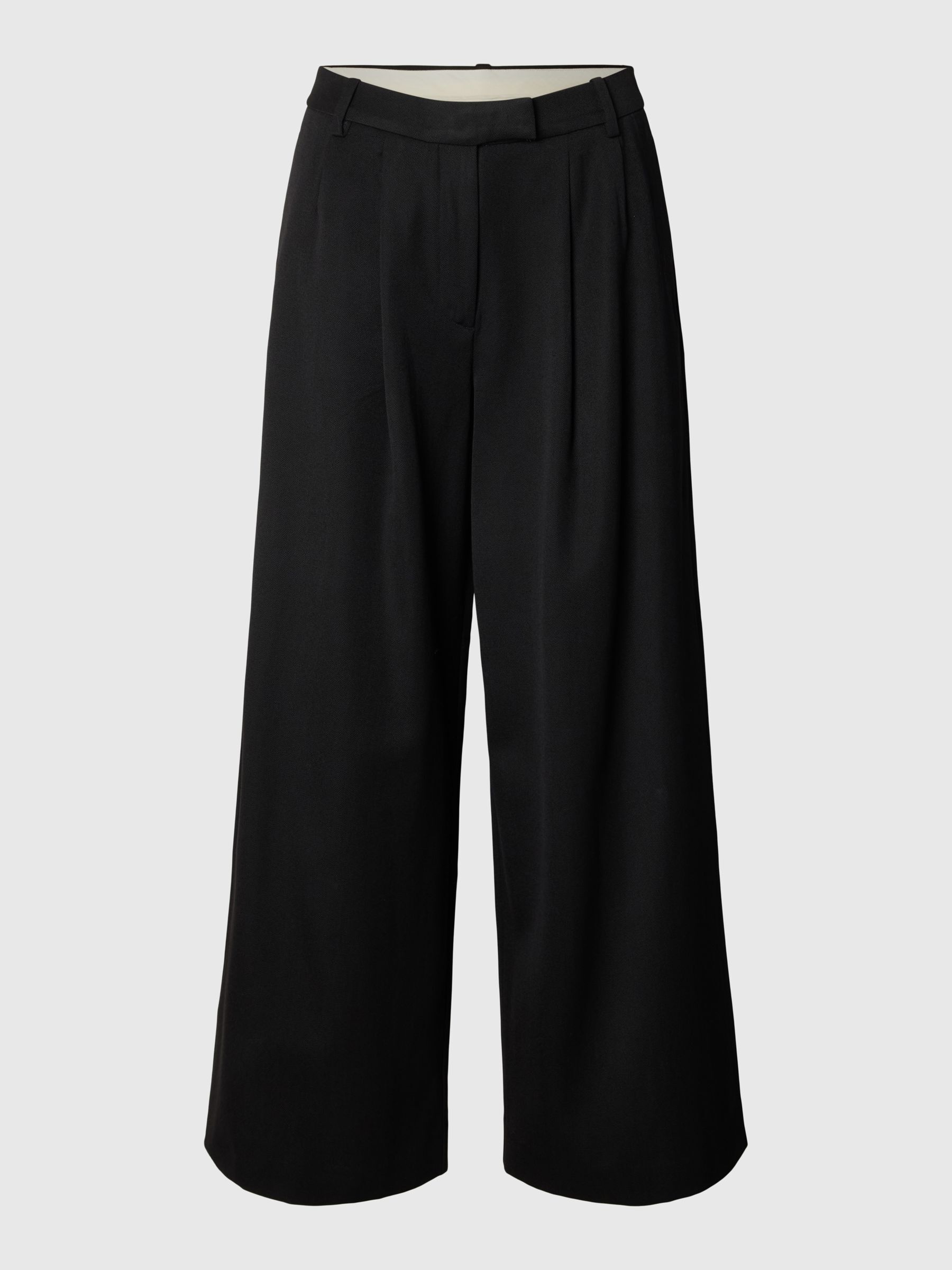 PLEATED HIGH WAISTED TROUSERS