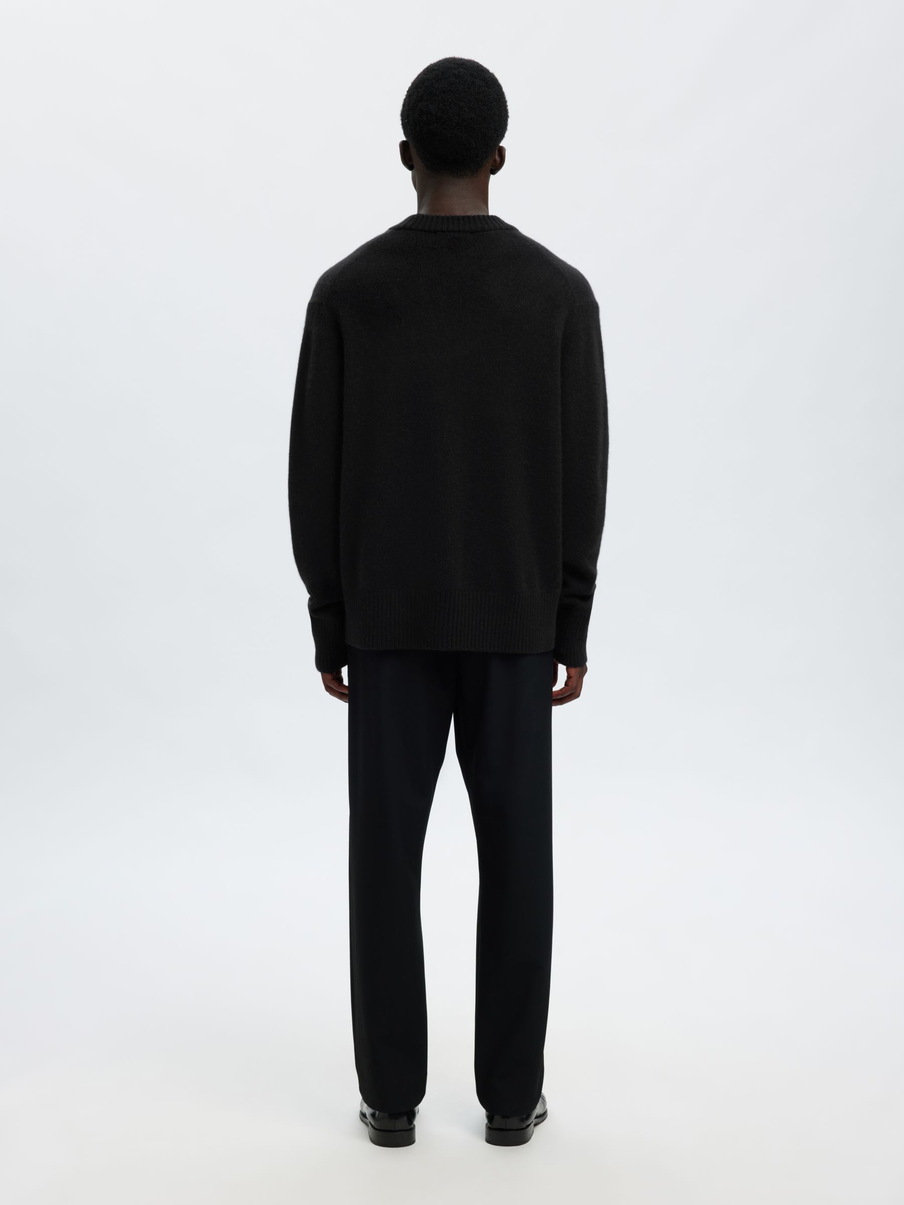 CASHMERE BLEND KNITTED PULLOVER