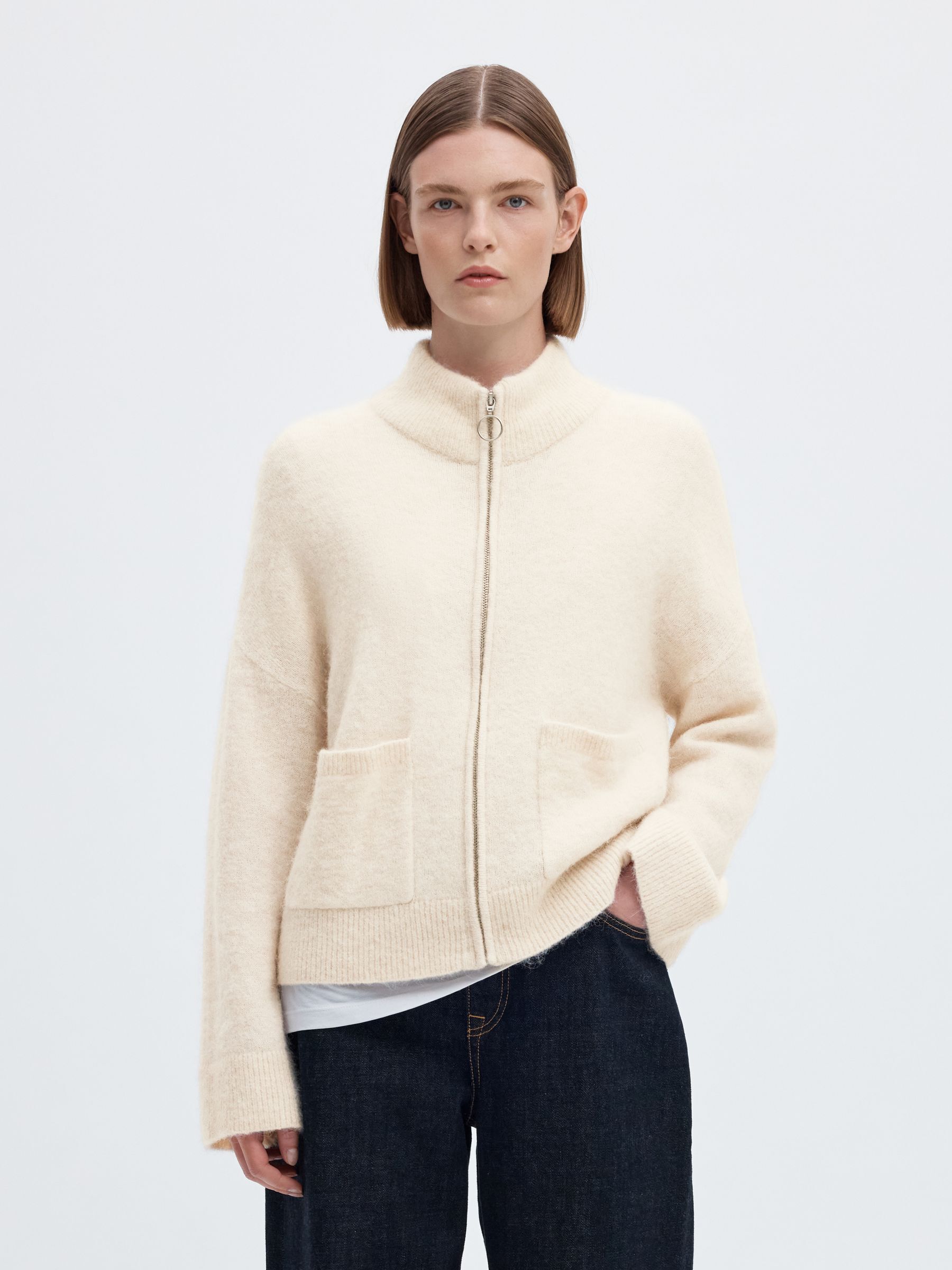 WOOL BLEND CARDIGAN