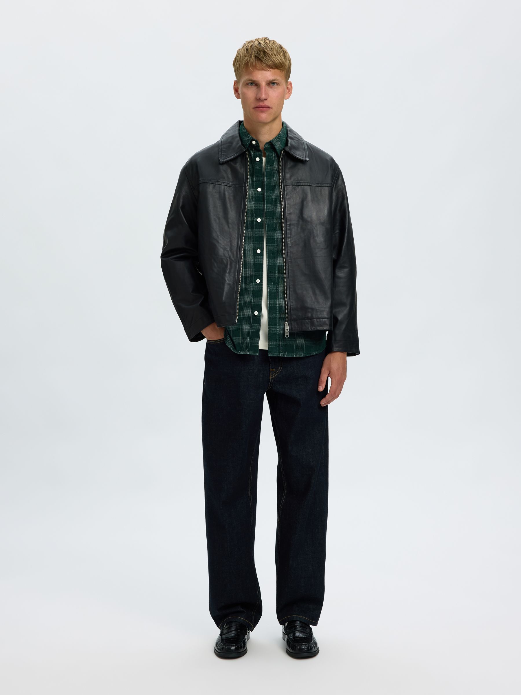 CHECKED CORDUROY SHIRT