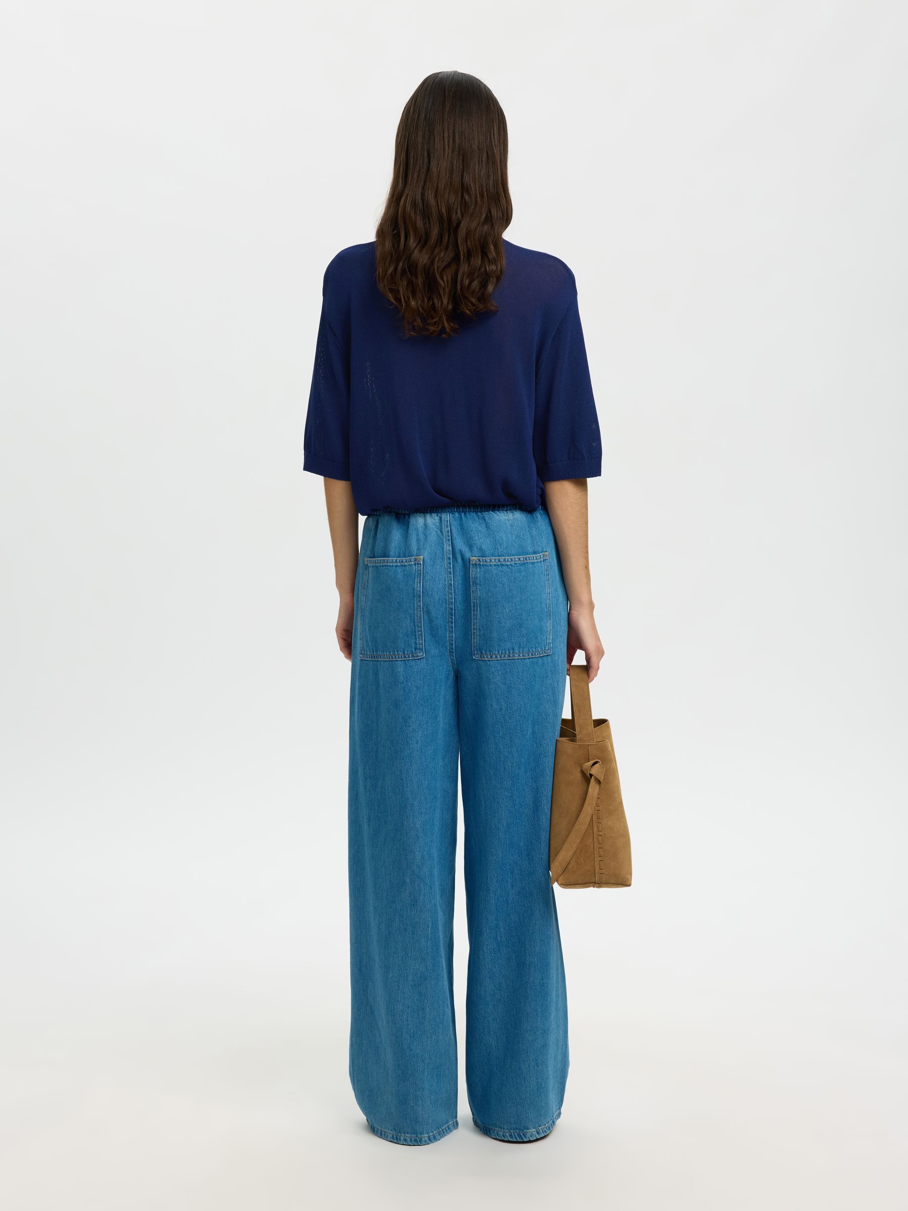 VISCOSE BLEND KNITTED TOP