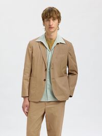 100% BOMULD BLAZER, Kelp, highres