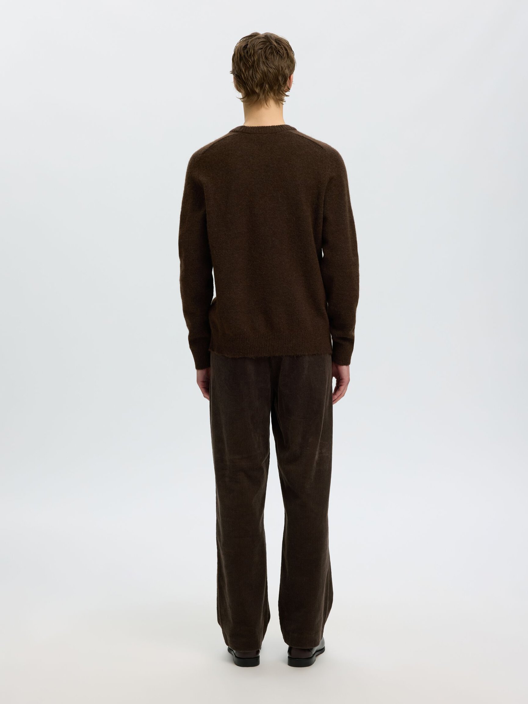 LANGERMET STRIKKET PULLOVER