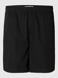 LOOSE-FIT SHORTS, Black, highres