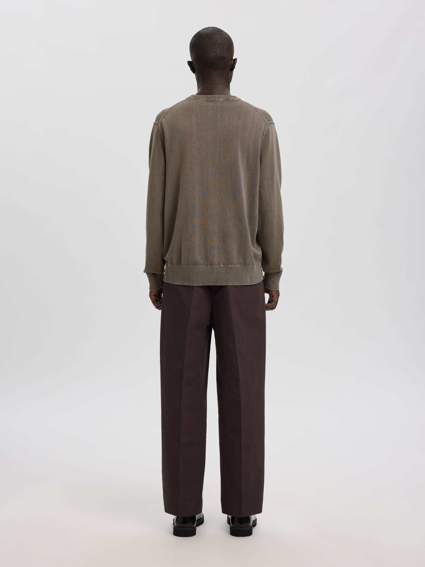 COTTON CREWNECK JUMPER