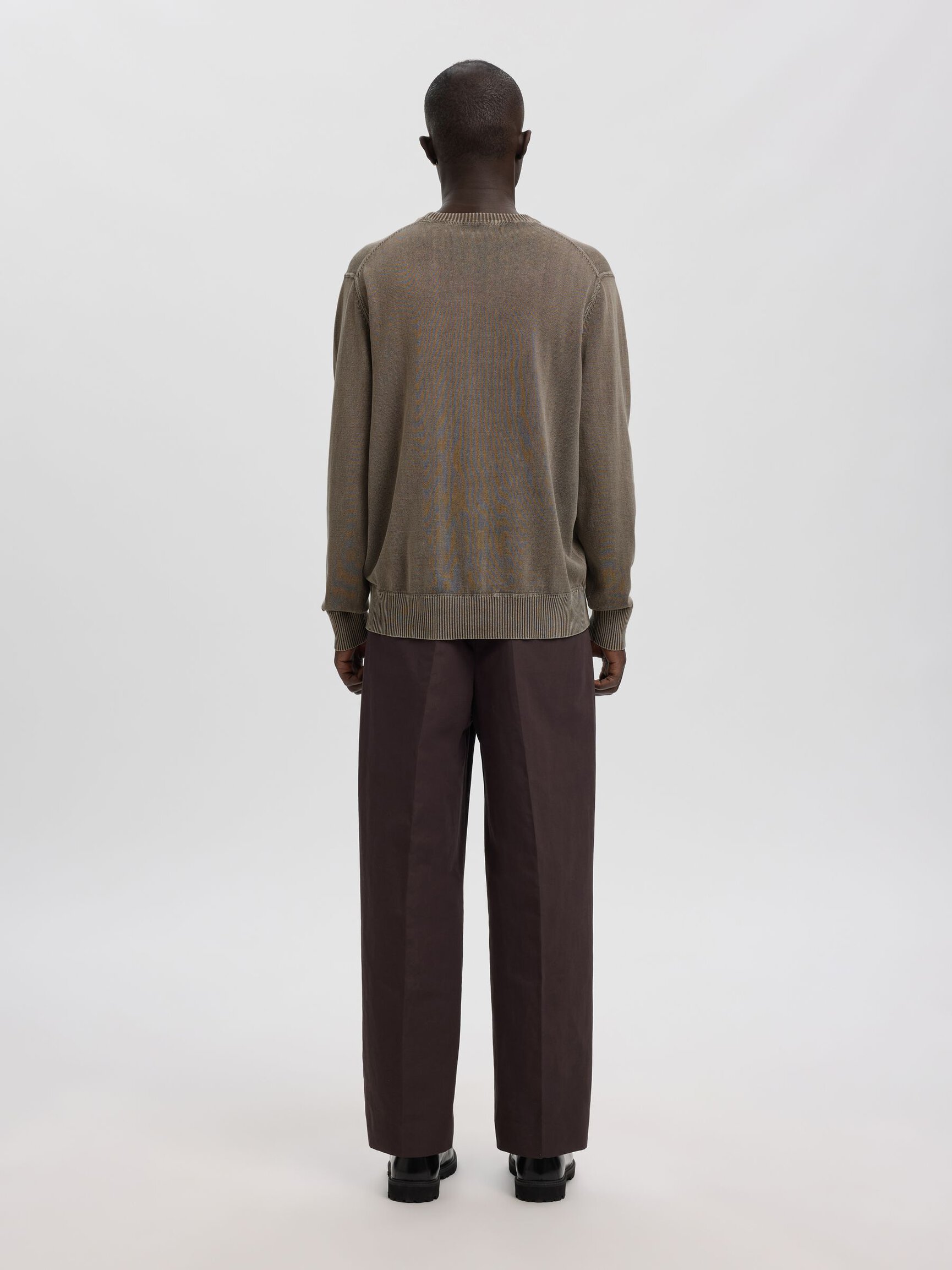 COTTON CREWNECK JUMPER