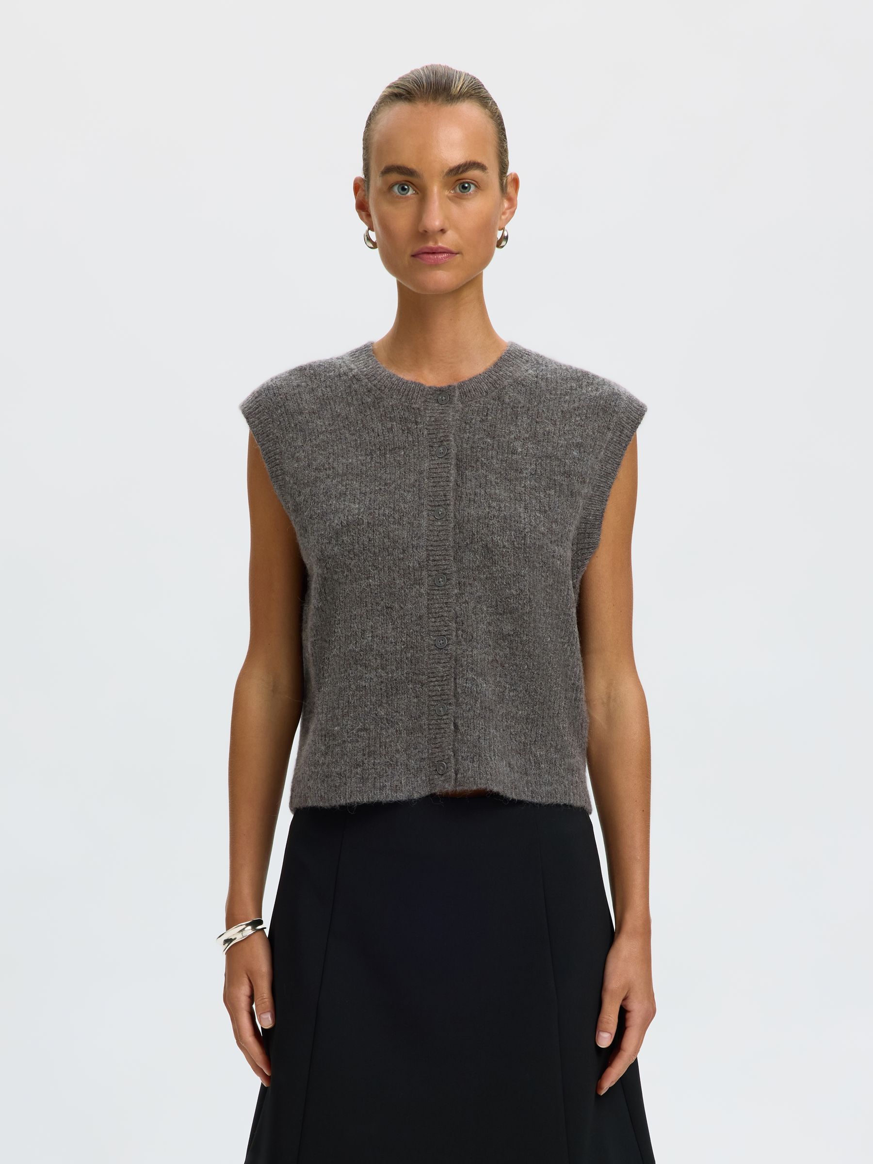 WOOL BLEND  WAISTCOAT