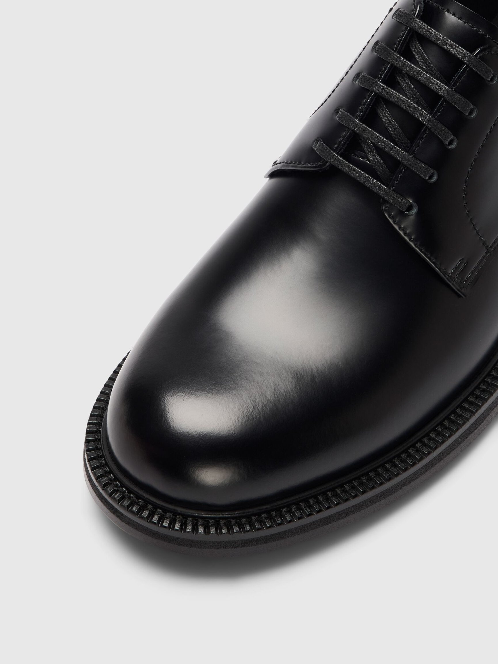 LEATHER DERBY SHOES