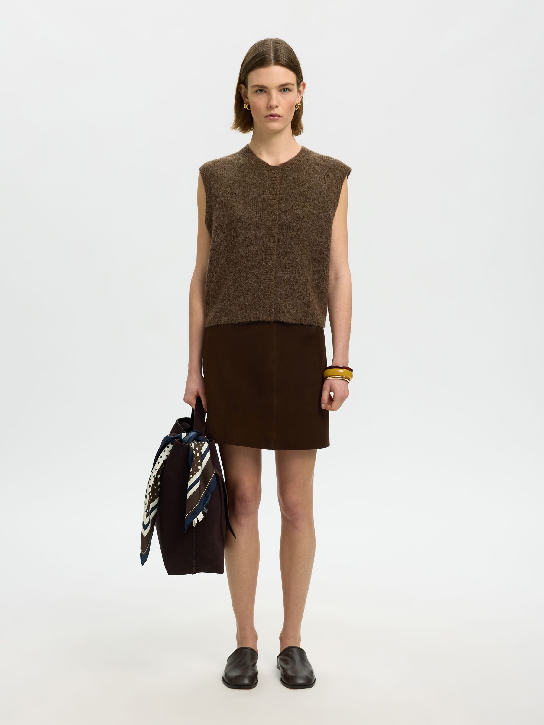 WOOL BLEND  WAISTCOAT