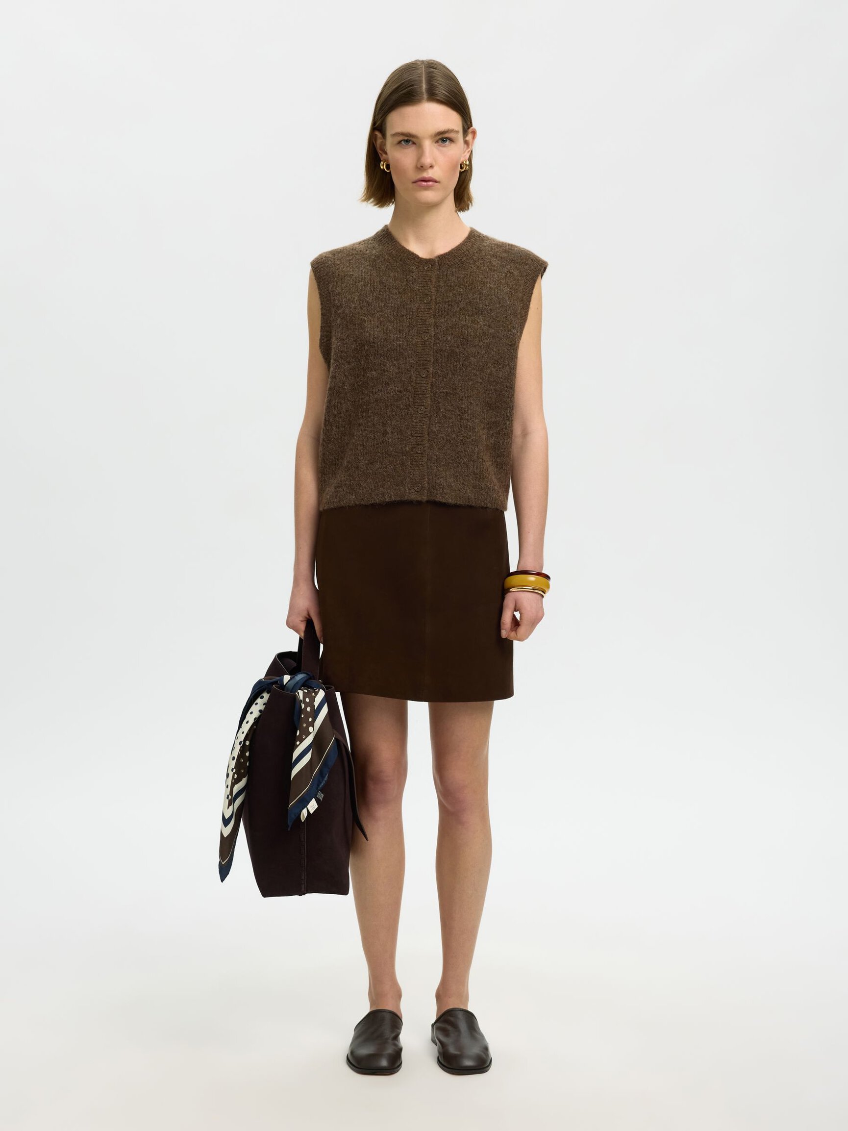 WOOL BLEND WAISTCOAT