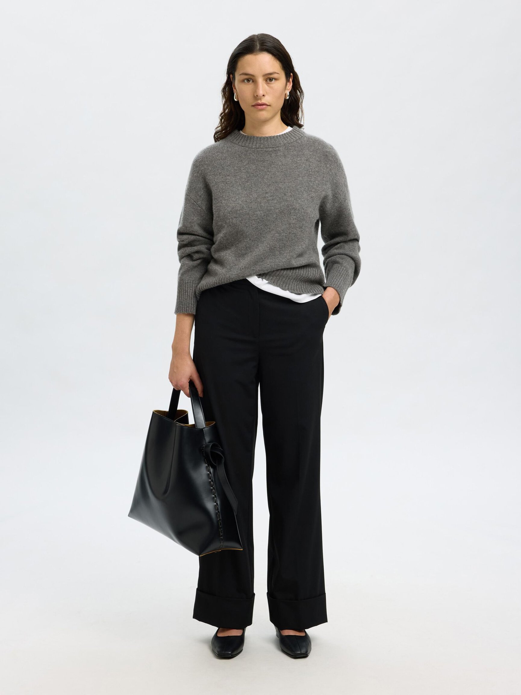 CASHMERE BLEND PULLOVER