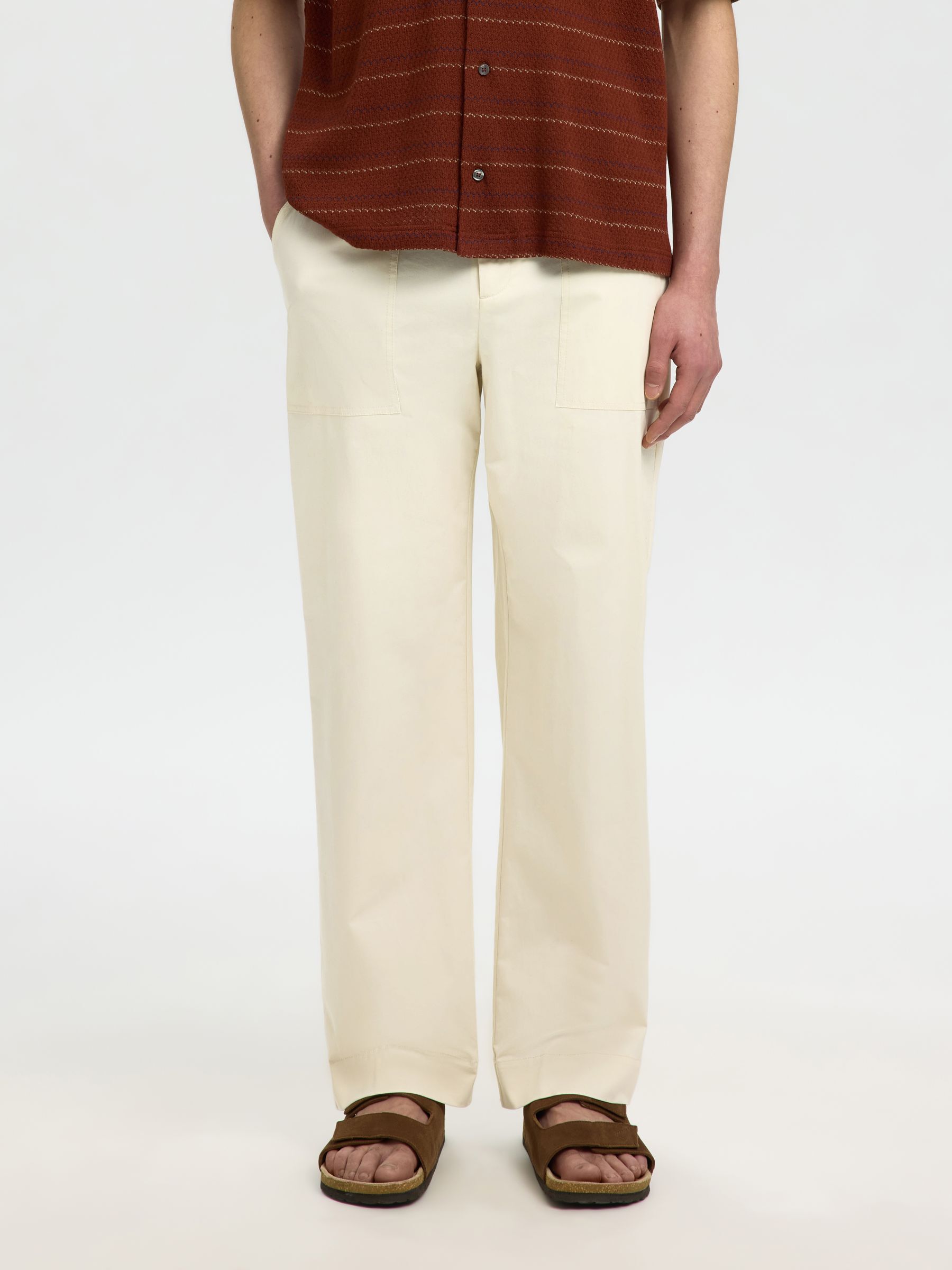 COTTON LOOSE FIT TROUSERS