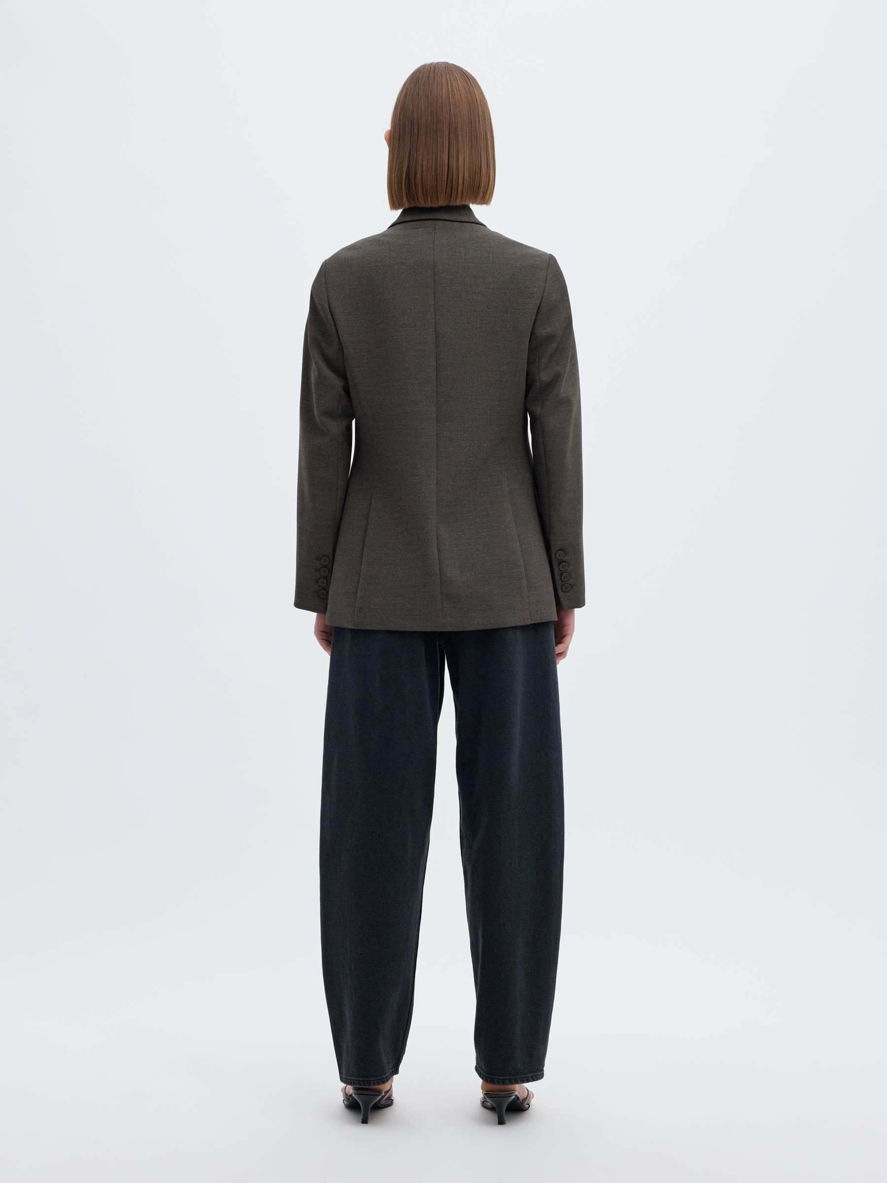 VISCOSE BLEND CLASSIC BLAZER