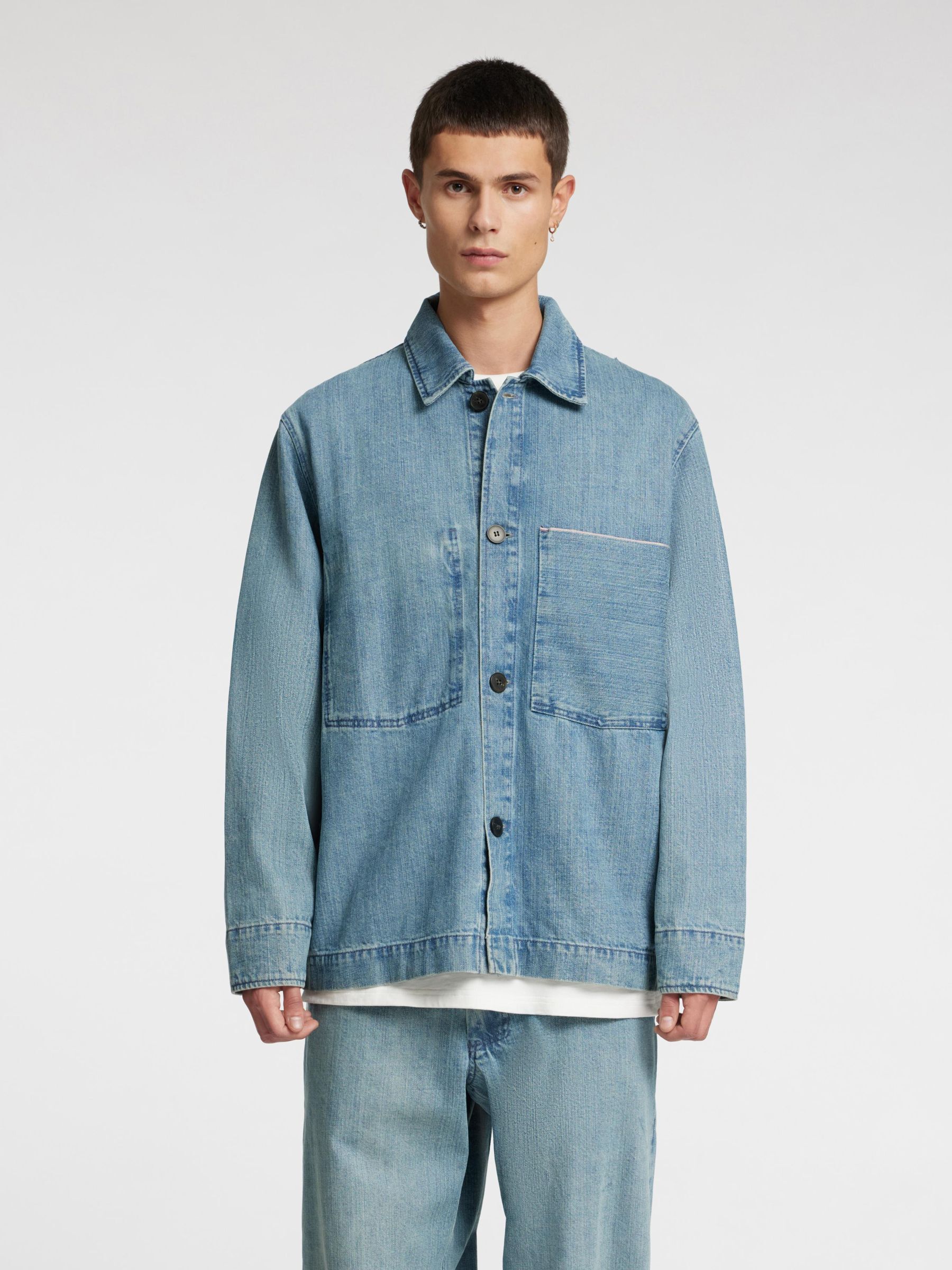 BOXY FIT  DENIM SHIRT