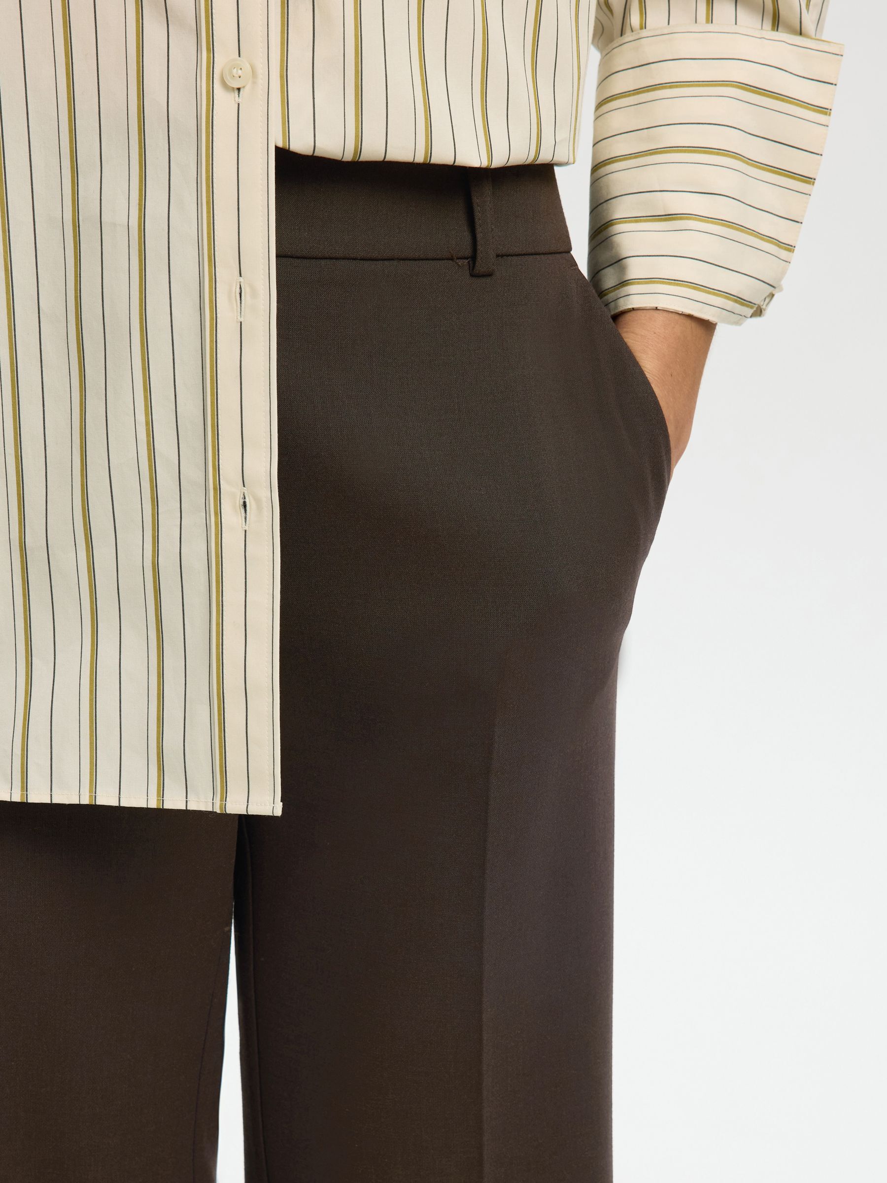 TAILORED WIDE-LEG TROUSERS