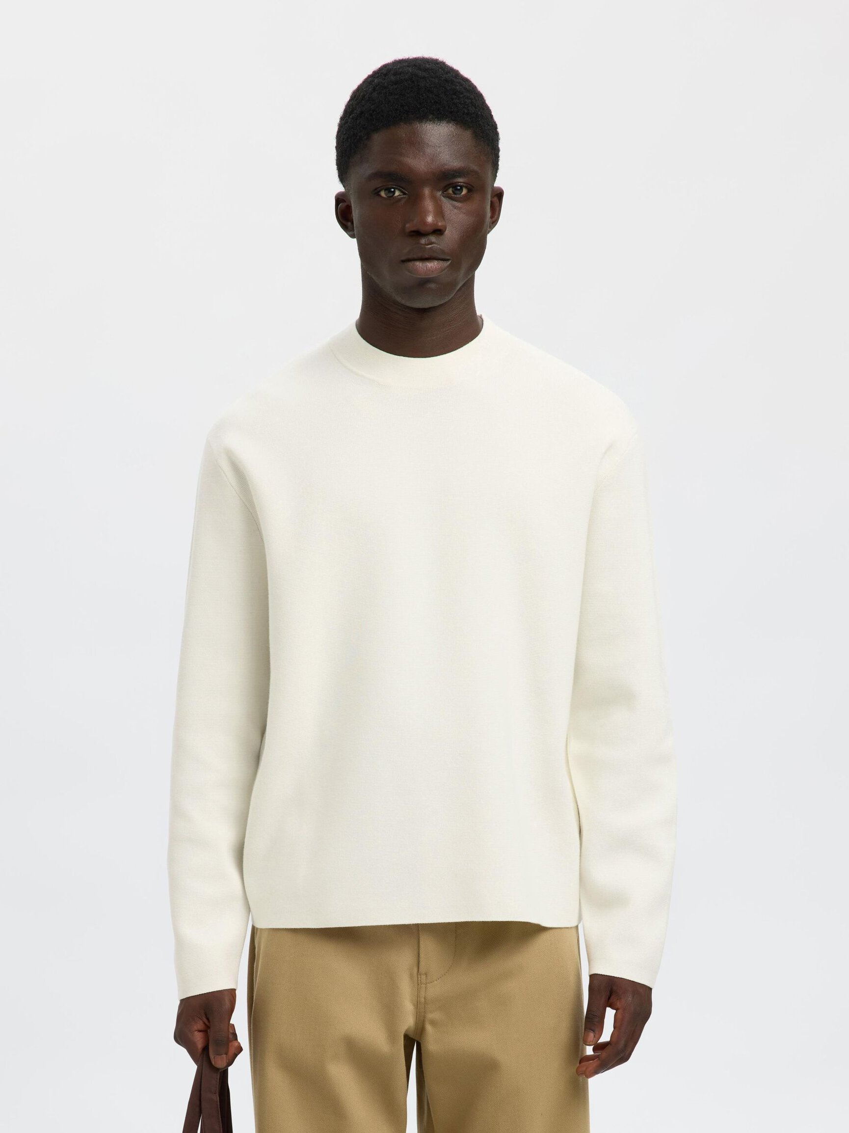 RELAXED FIT BAUMWOLLMIX PULLOVER