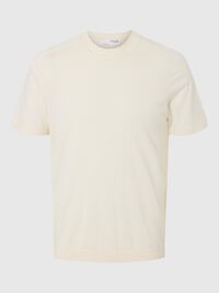 100% MERINO WOOL T-SHIRT, Egret, highres