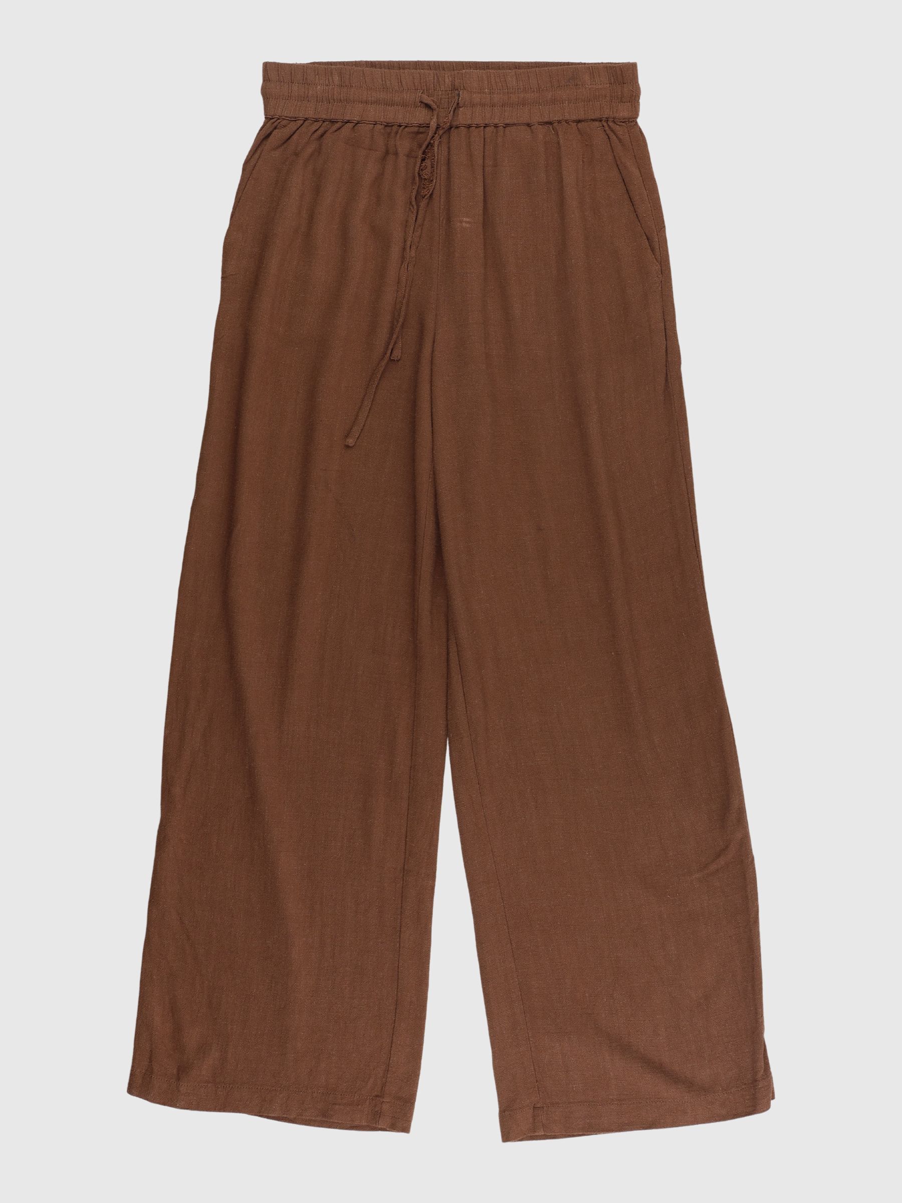 VISCOSE BLEND TROUSERS