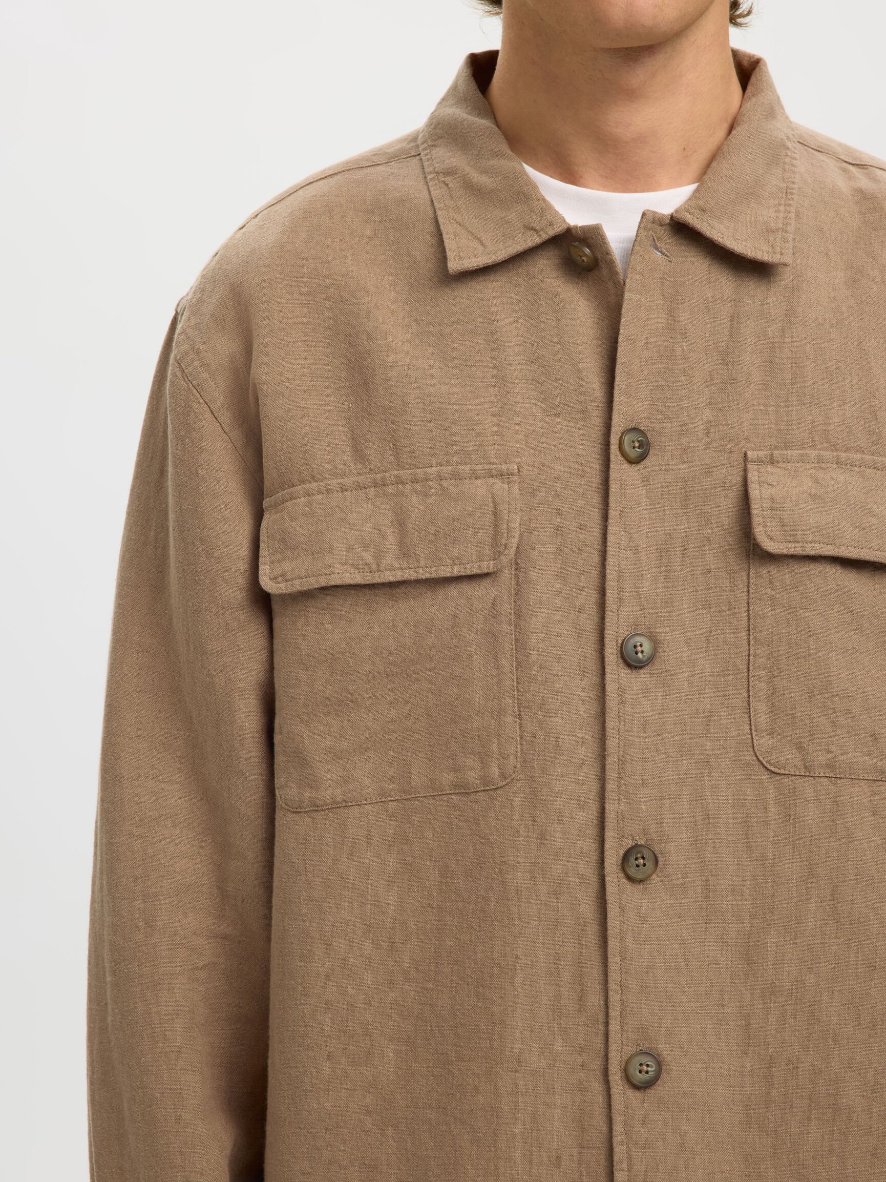 LINNENMIX OVERSHIRT