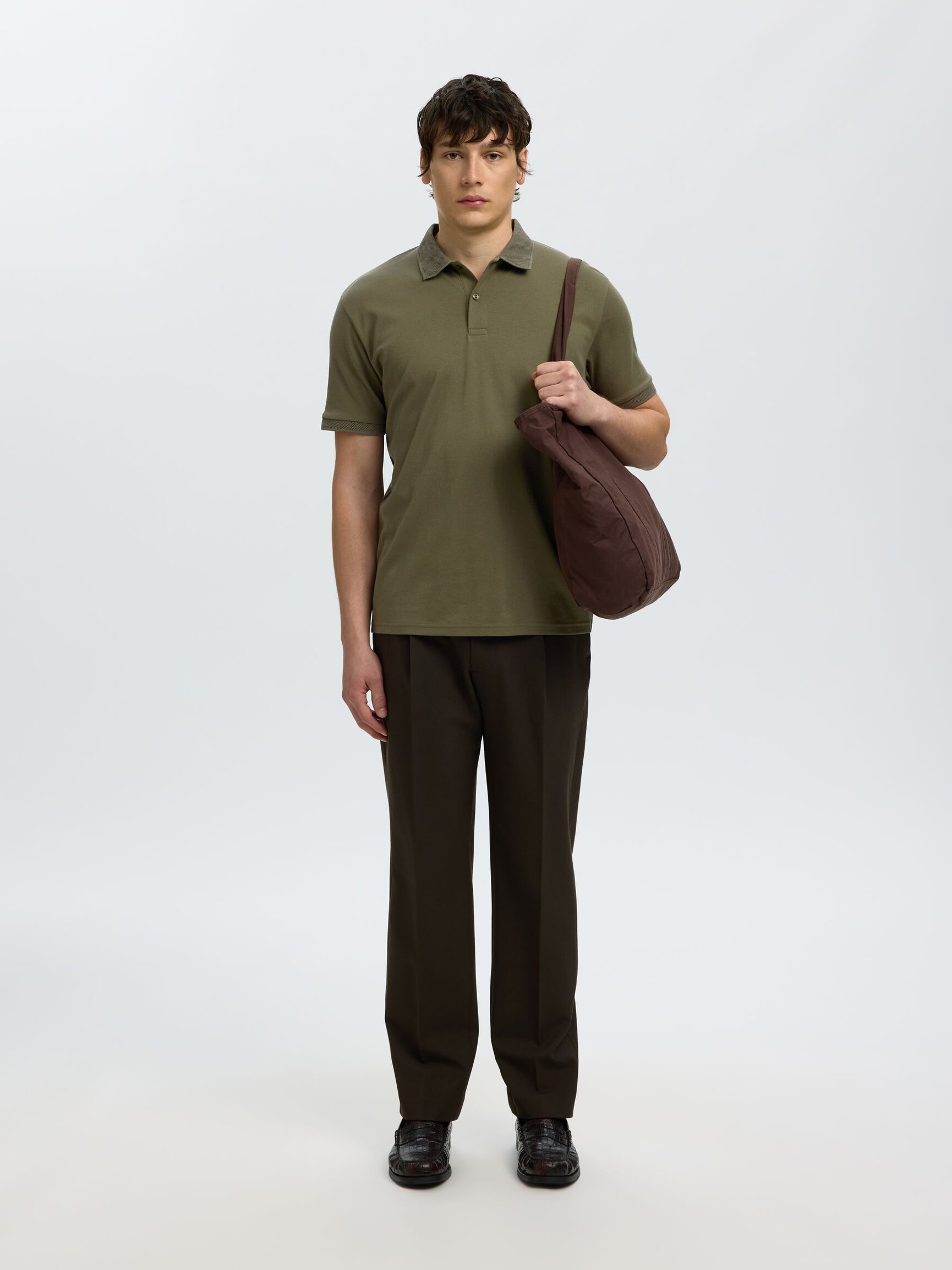 MANCHES COURTES POLO EN MAILLE