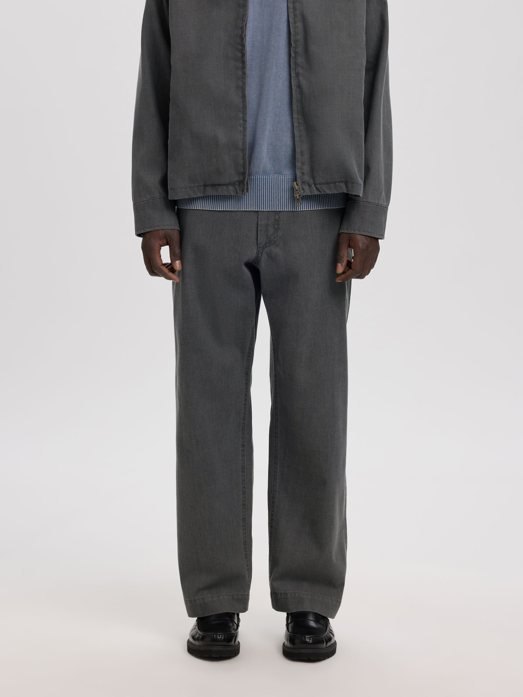 SELVEDGE DENIM LOOSE-FIT JEANS