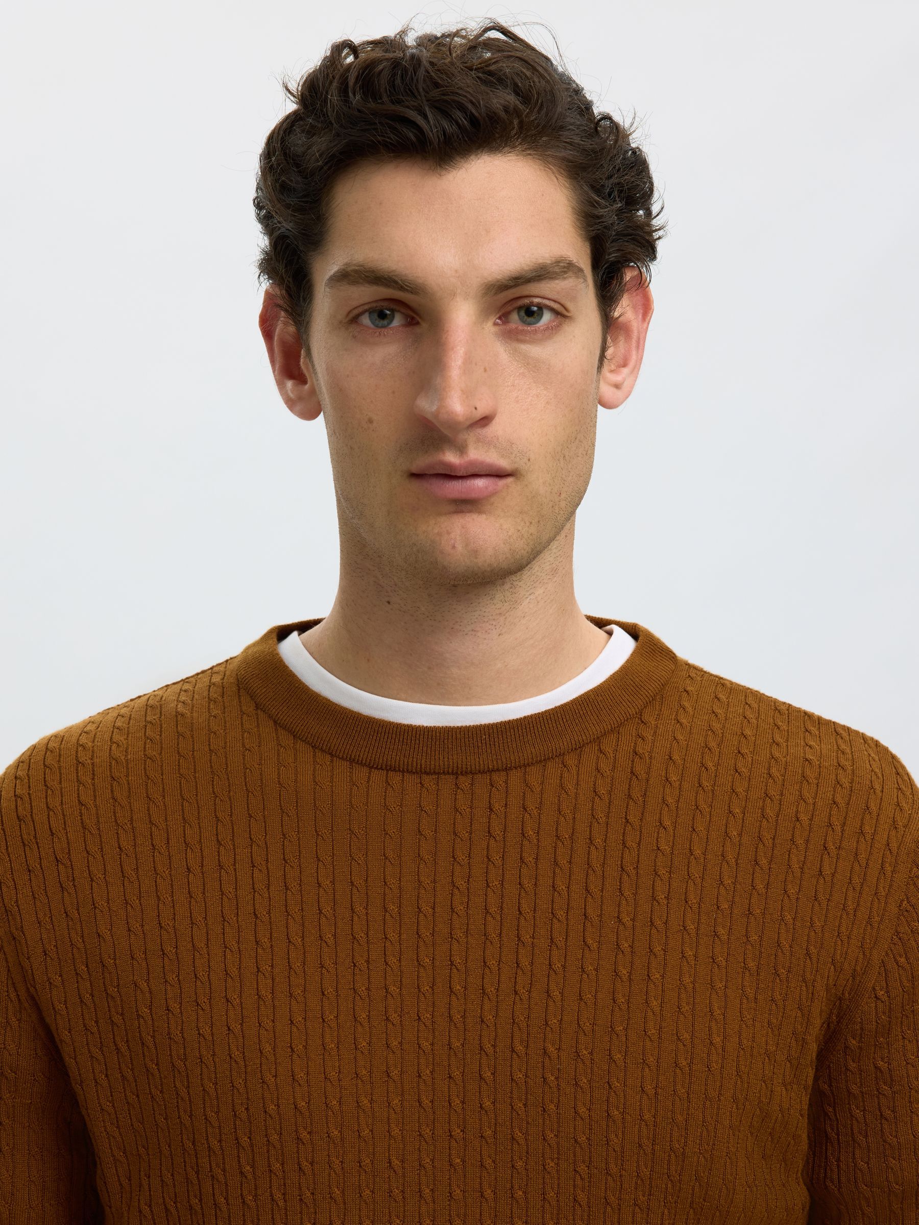 100% MERINO WOOL KNITTED PULLOVER