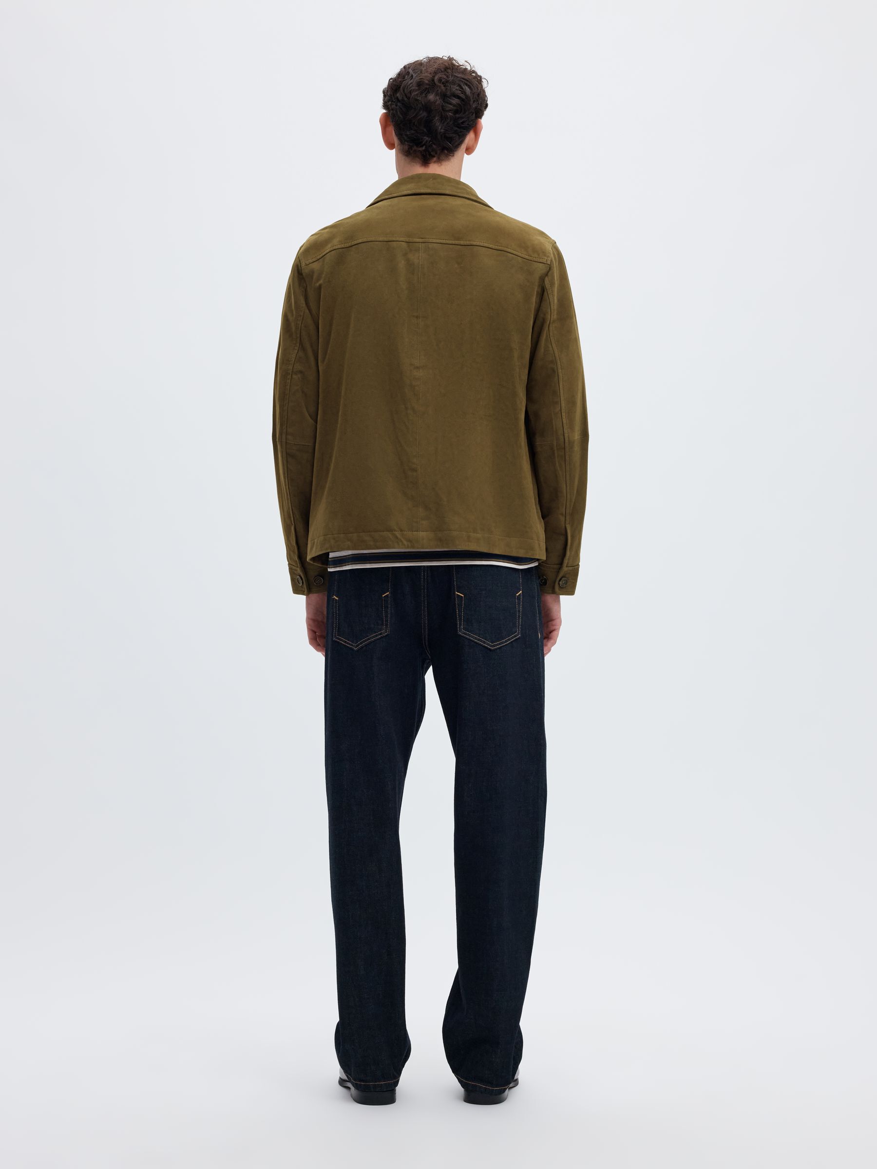 SUEDE OVERSHIRT