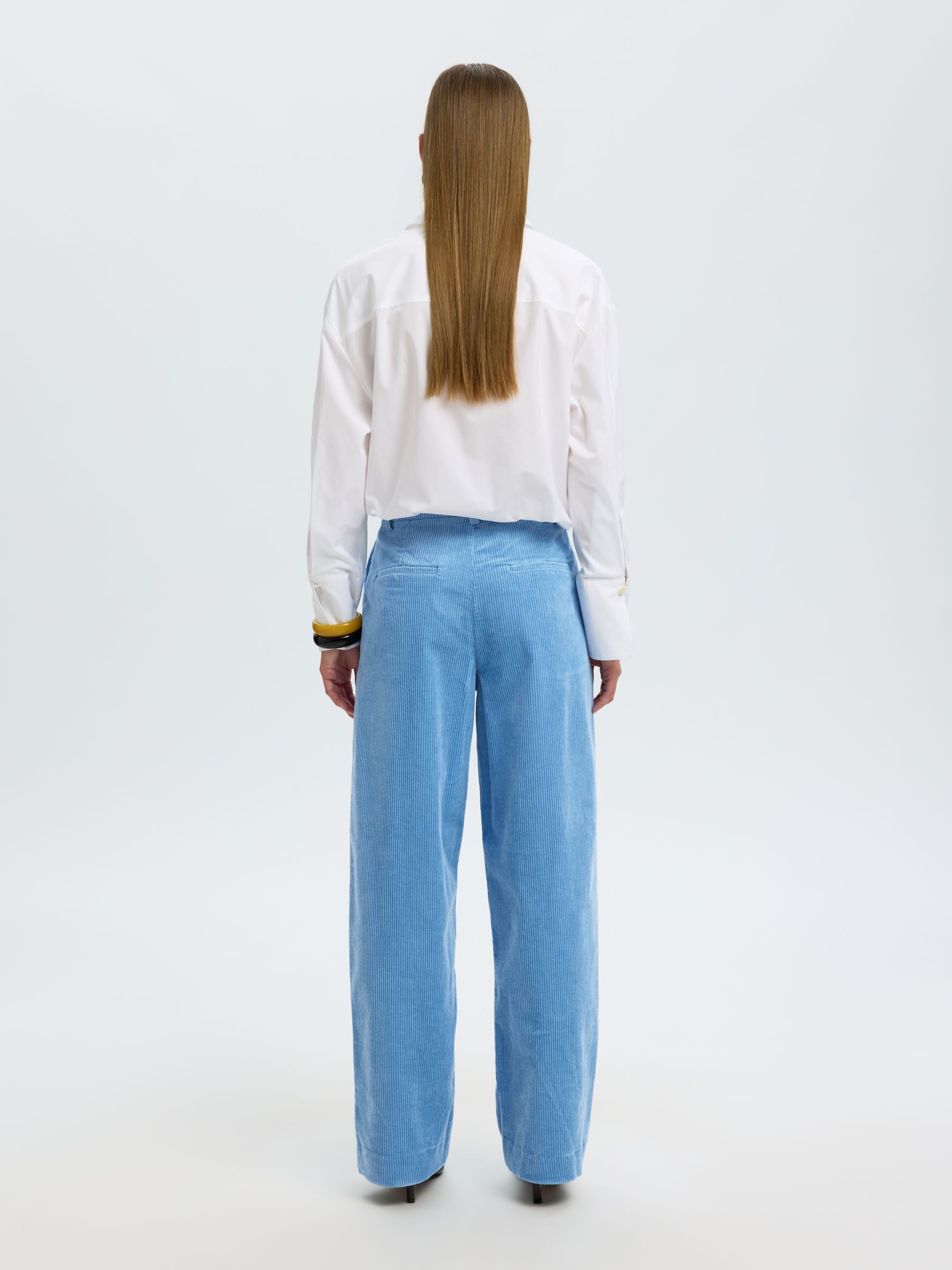 RELAXED FIT CORDUROY TROUSERS