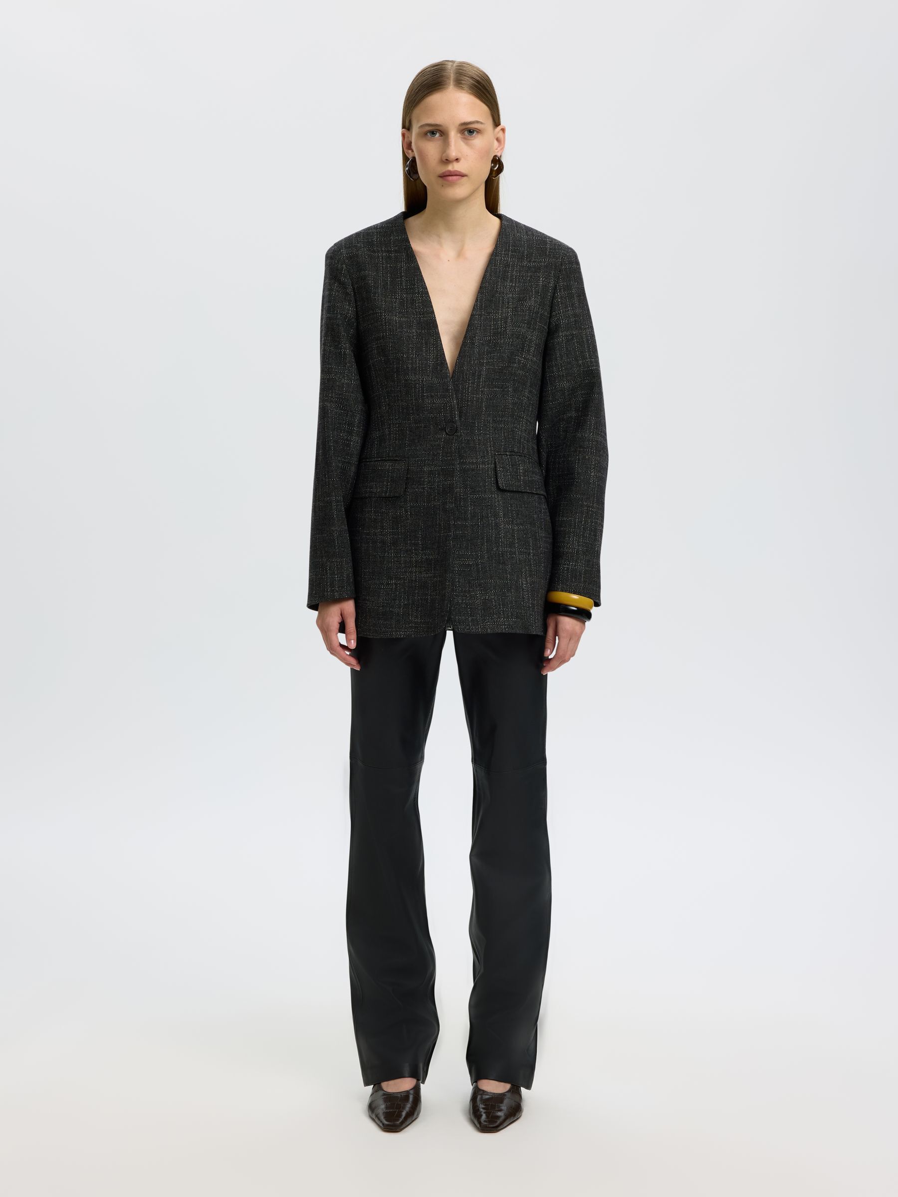 WOOL BLEND BLAZER